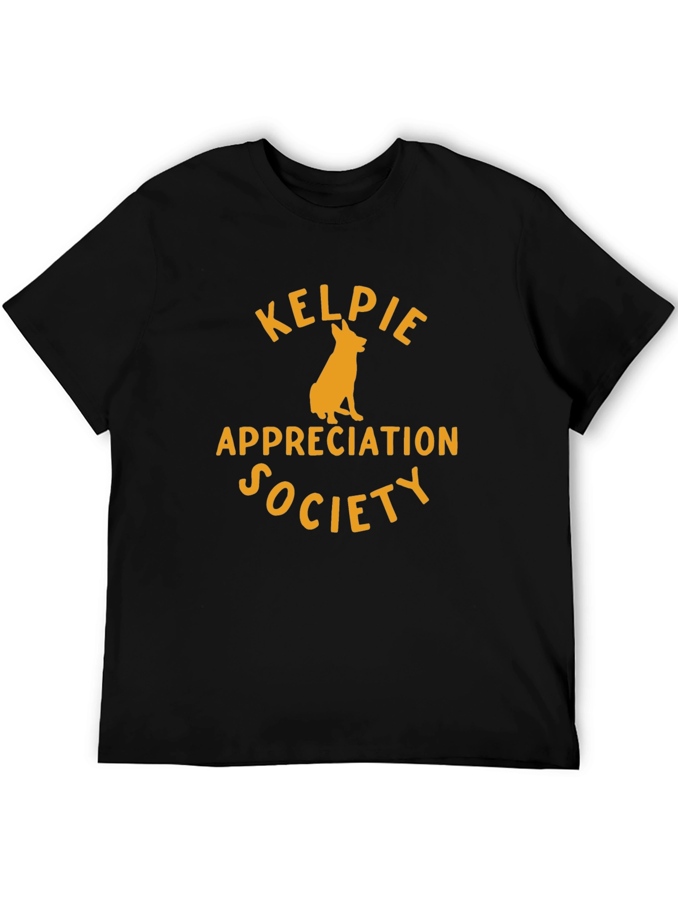Kelpie Appreciation Society Black T-Shirt