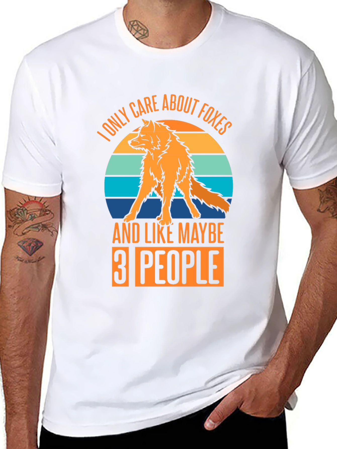 I Only Care About Foxes Graphic Tee