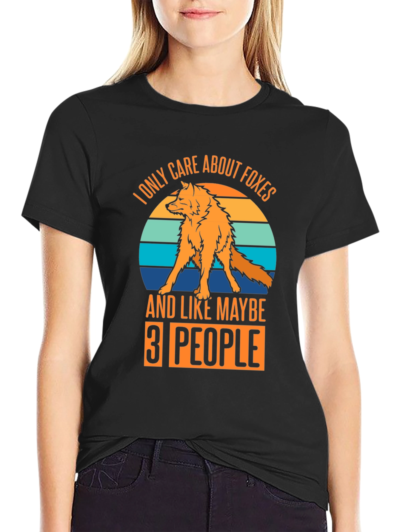 I Only Care About Foxes Graphic Tee