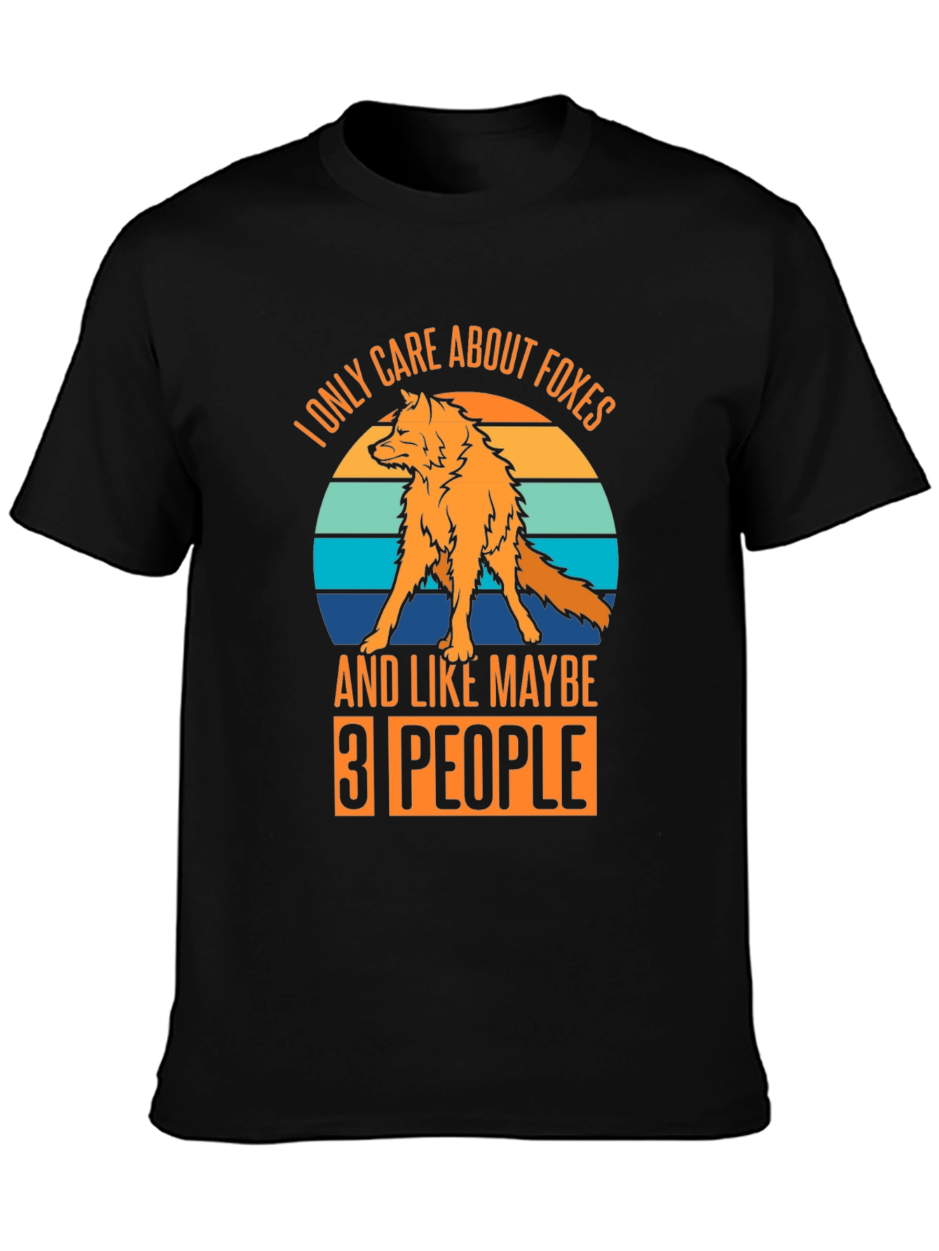 I Only Care About Foxes Graphic Tee