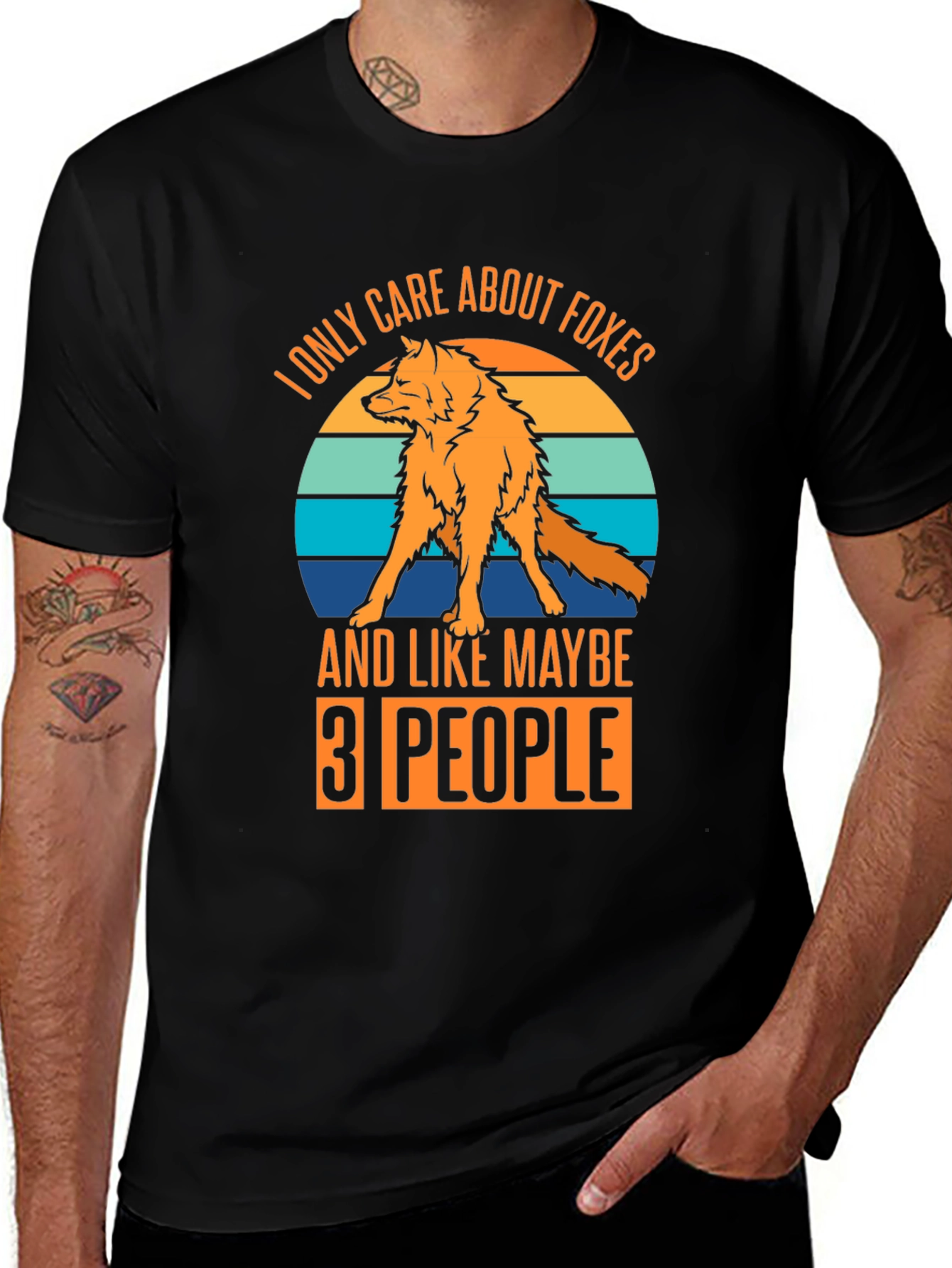 I Only Care About Foxes Graphic Tee