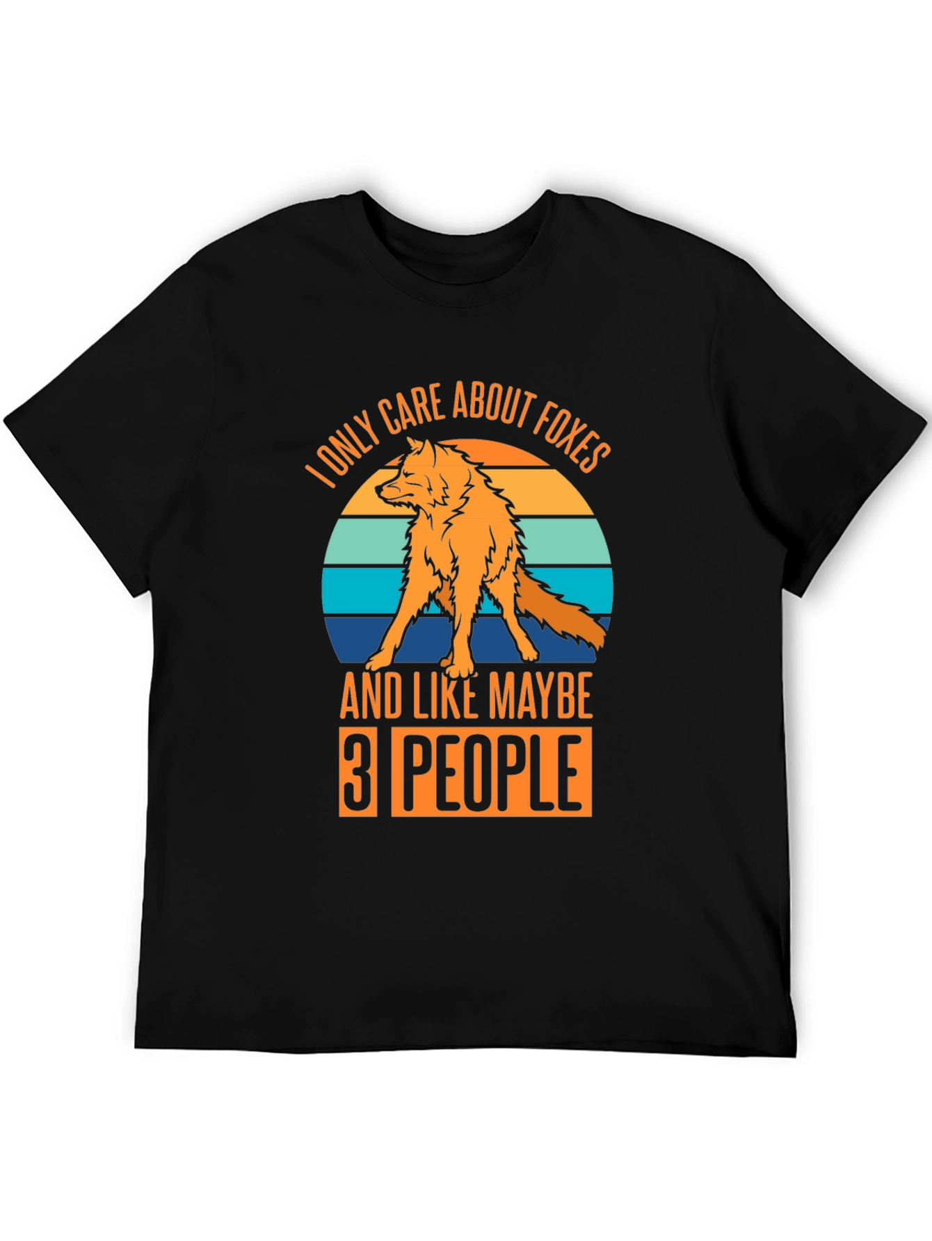 I Only Care About Foxes Graphic Tee