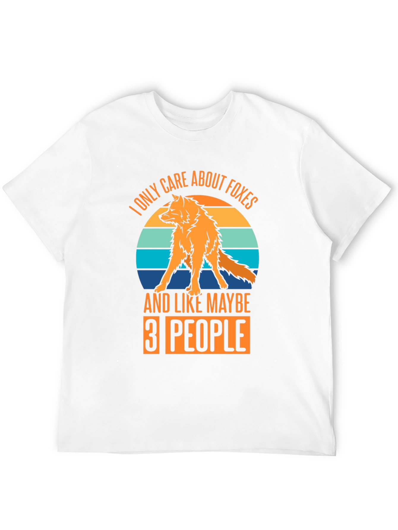 I Only Care About Foxes Graphic Tee