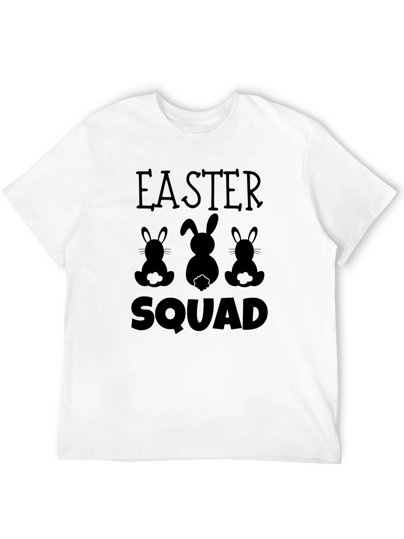 Easter Squad Bunny T-Shirt - Black