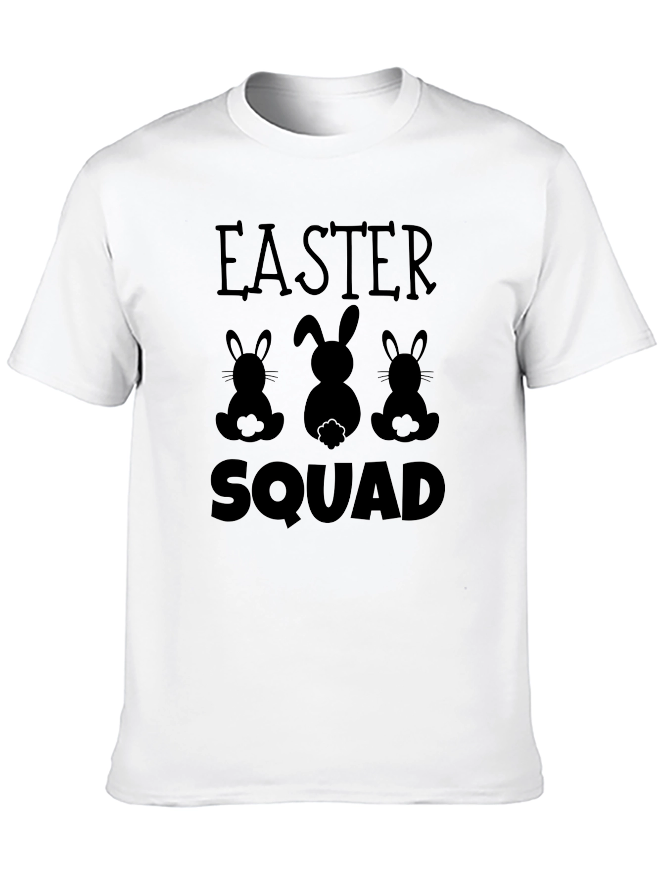Easter Squad Bunny T-Shirt - Black