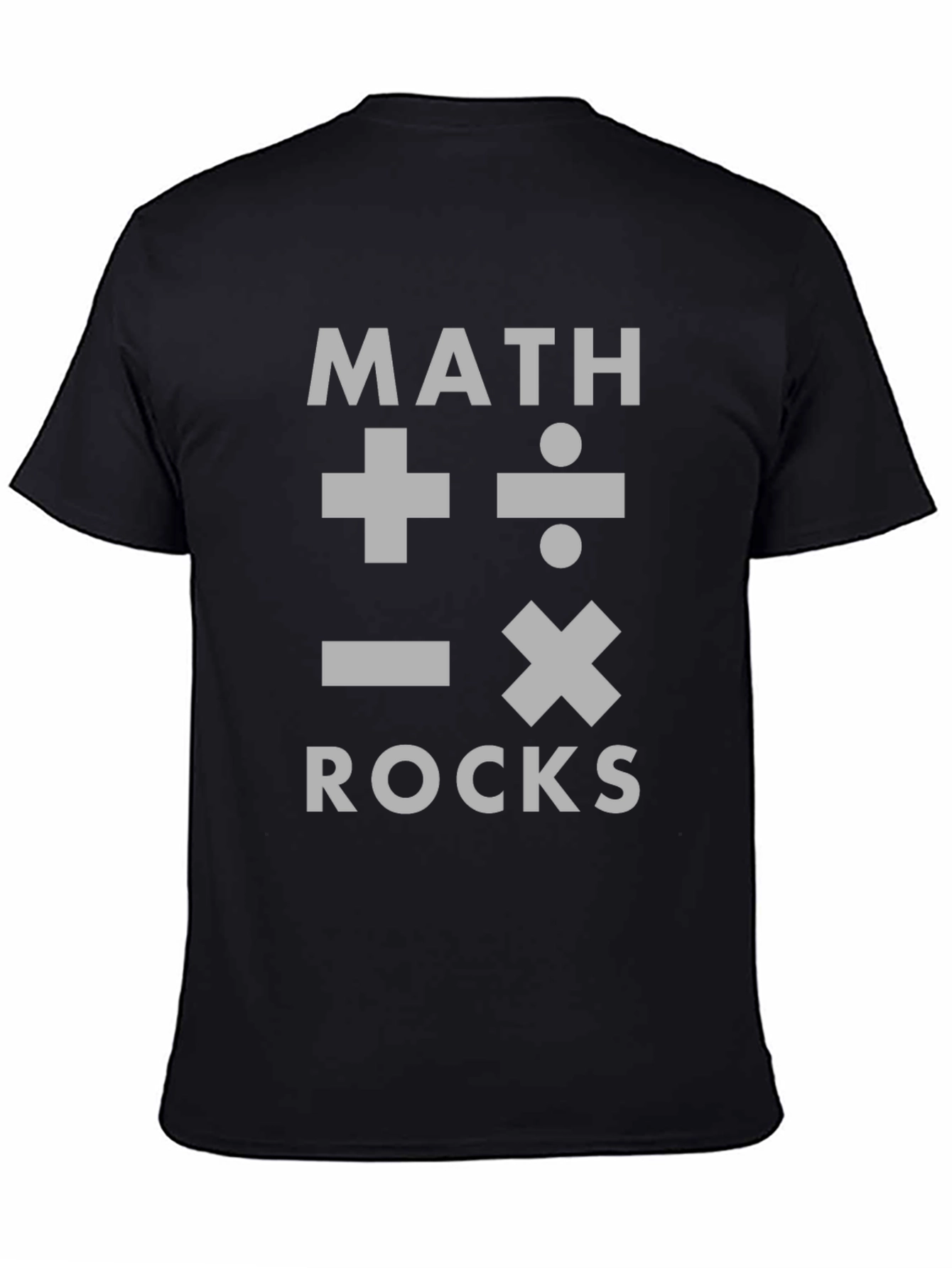Math Rocks Graphic T-Shirt - Black Tee