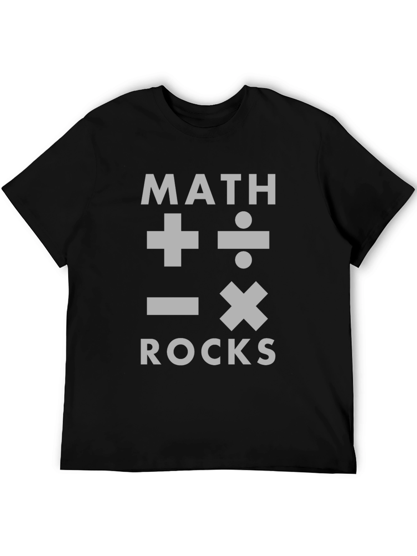 Math Rocks Graphic T-Shirt - Black Tee