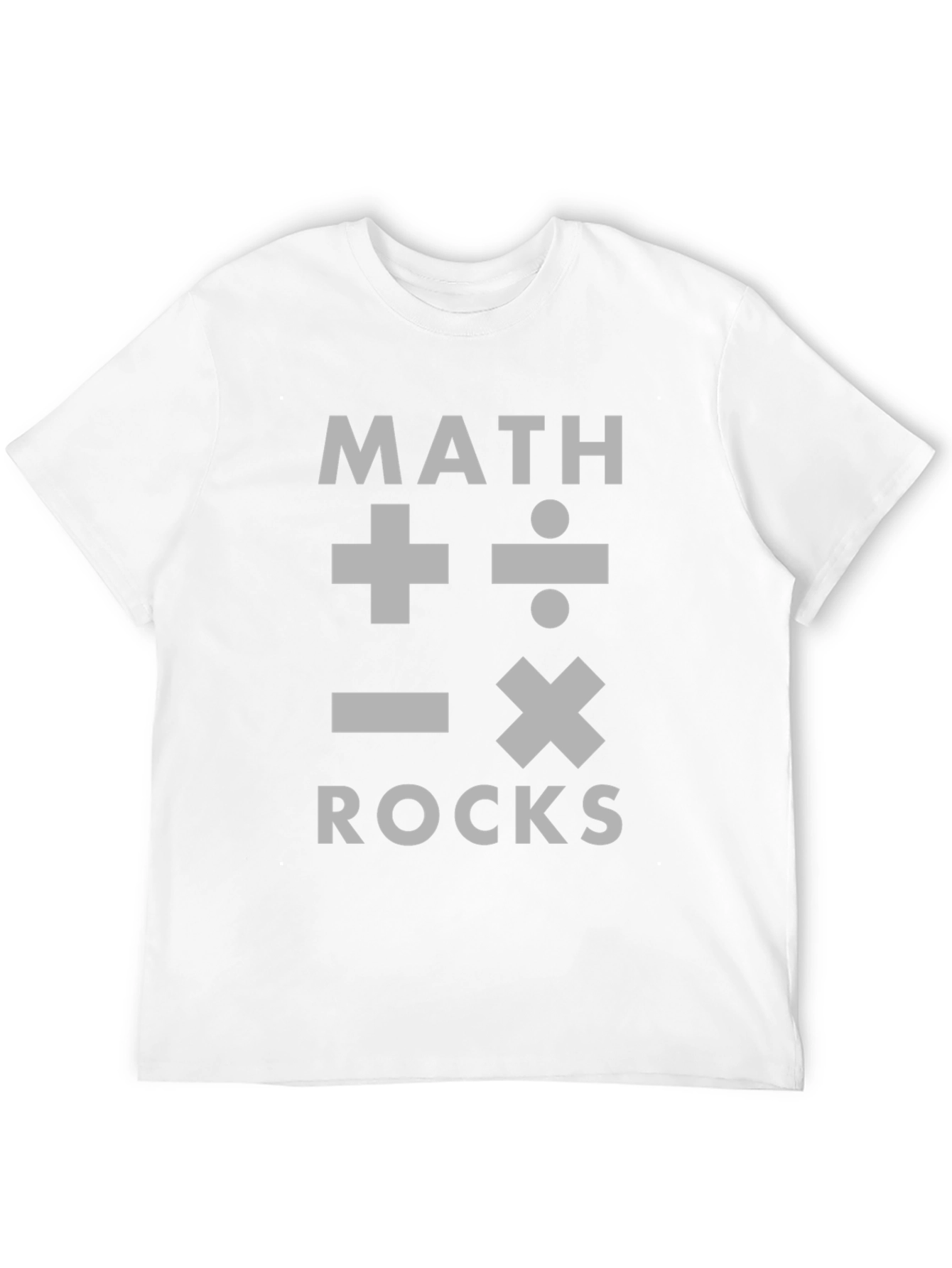 Math Rocks Graphic T-Shirt - Black Tee