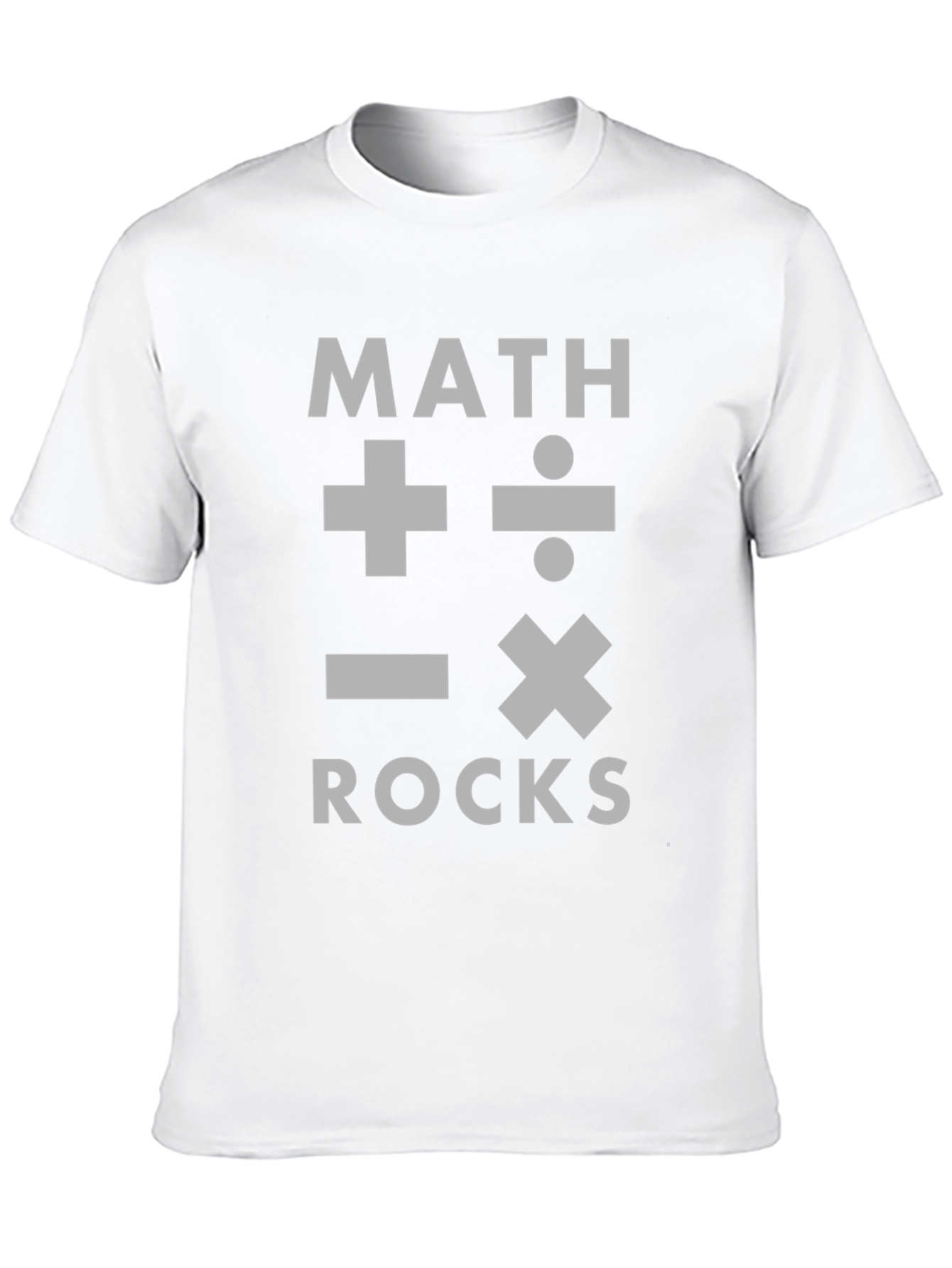 Math Rocks Graphic T-Shirt - Black Tee