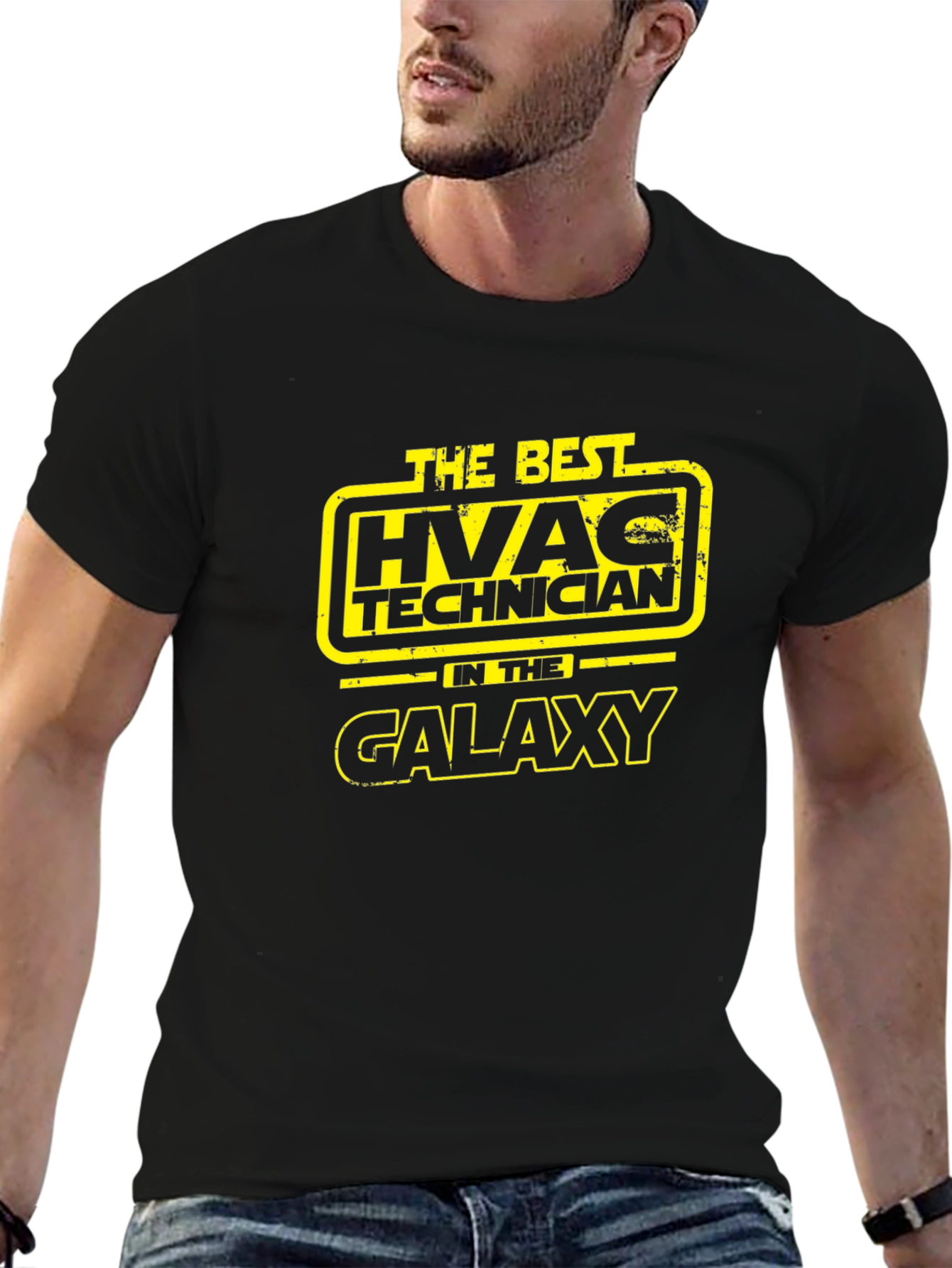Best HVAC Technician in the Galaxy Graphic Tee