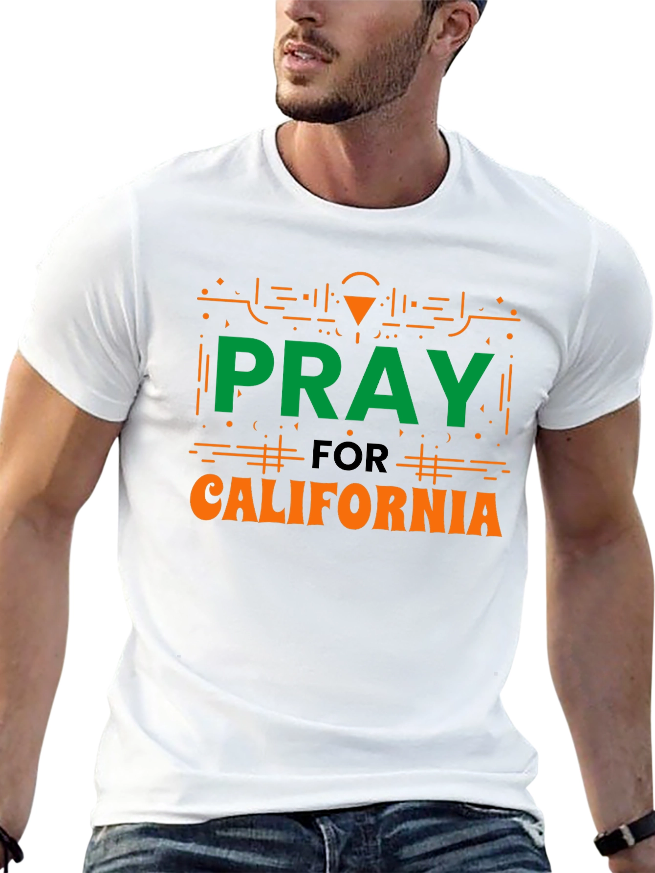 Pray for California Graphic Tee