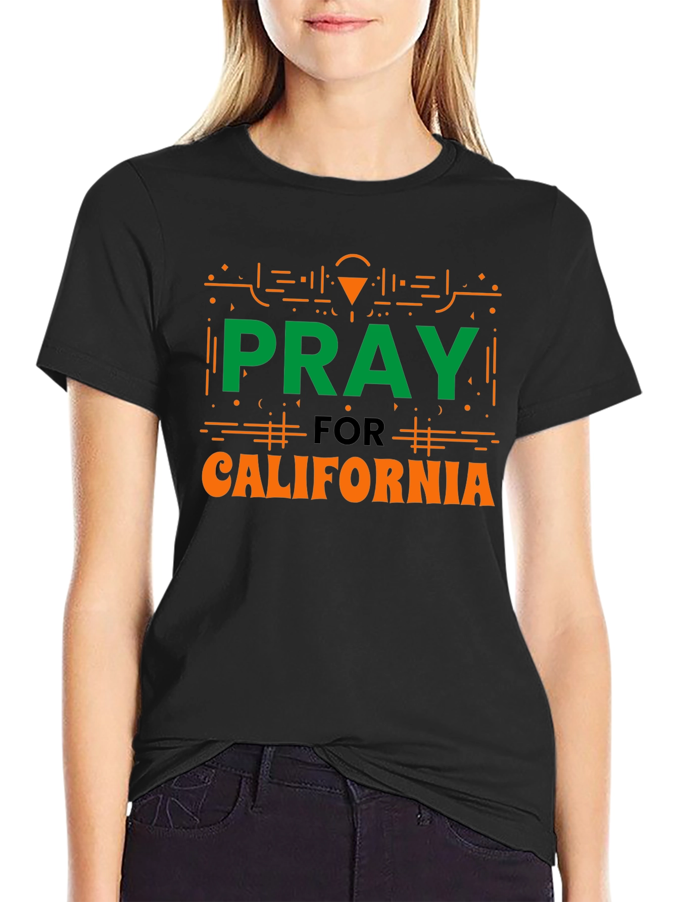 Pray for California Graphic Tee