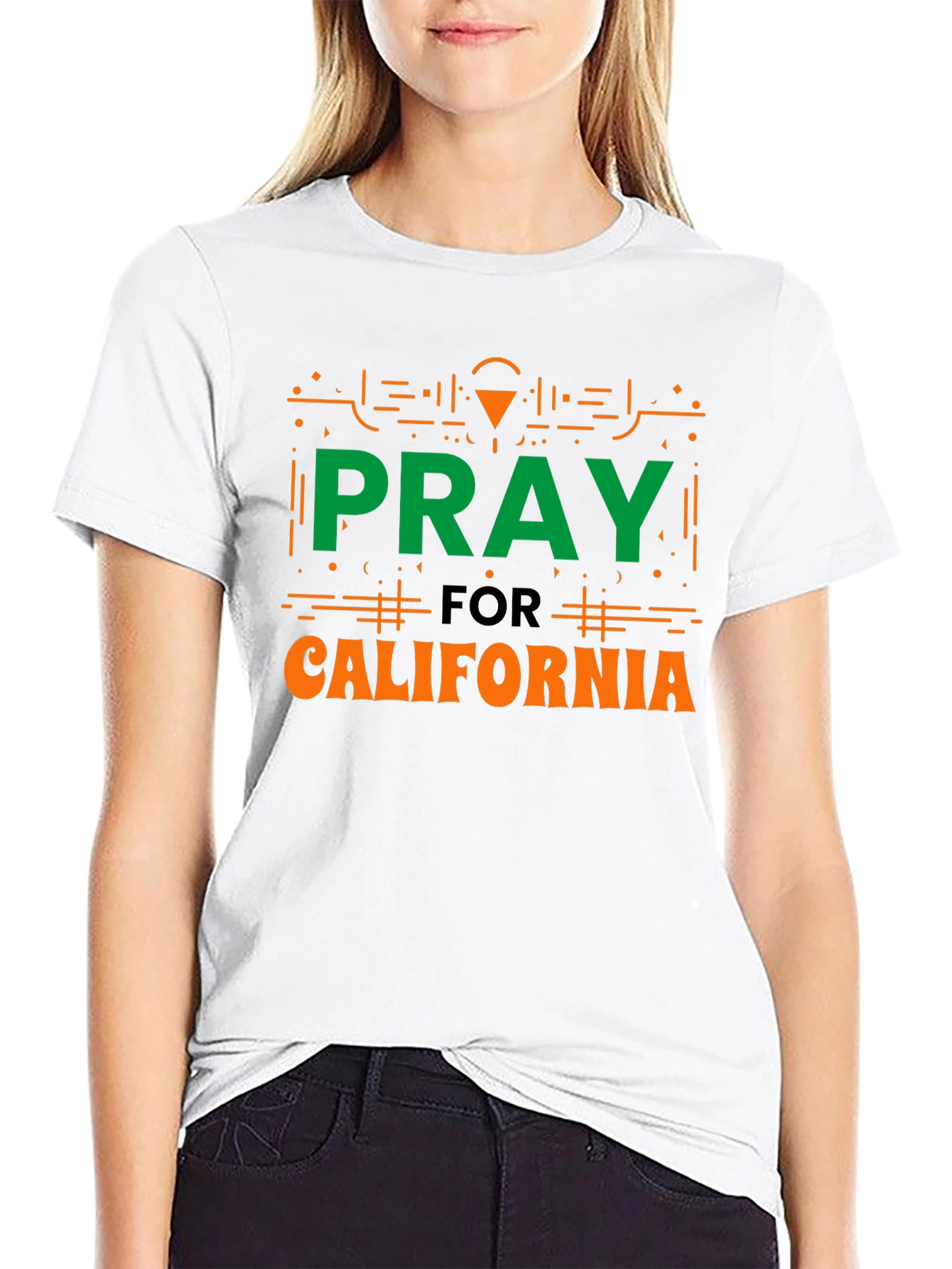 Pray for California Graphic Tee