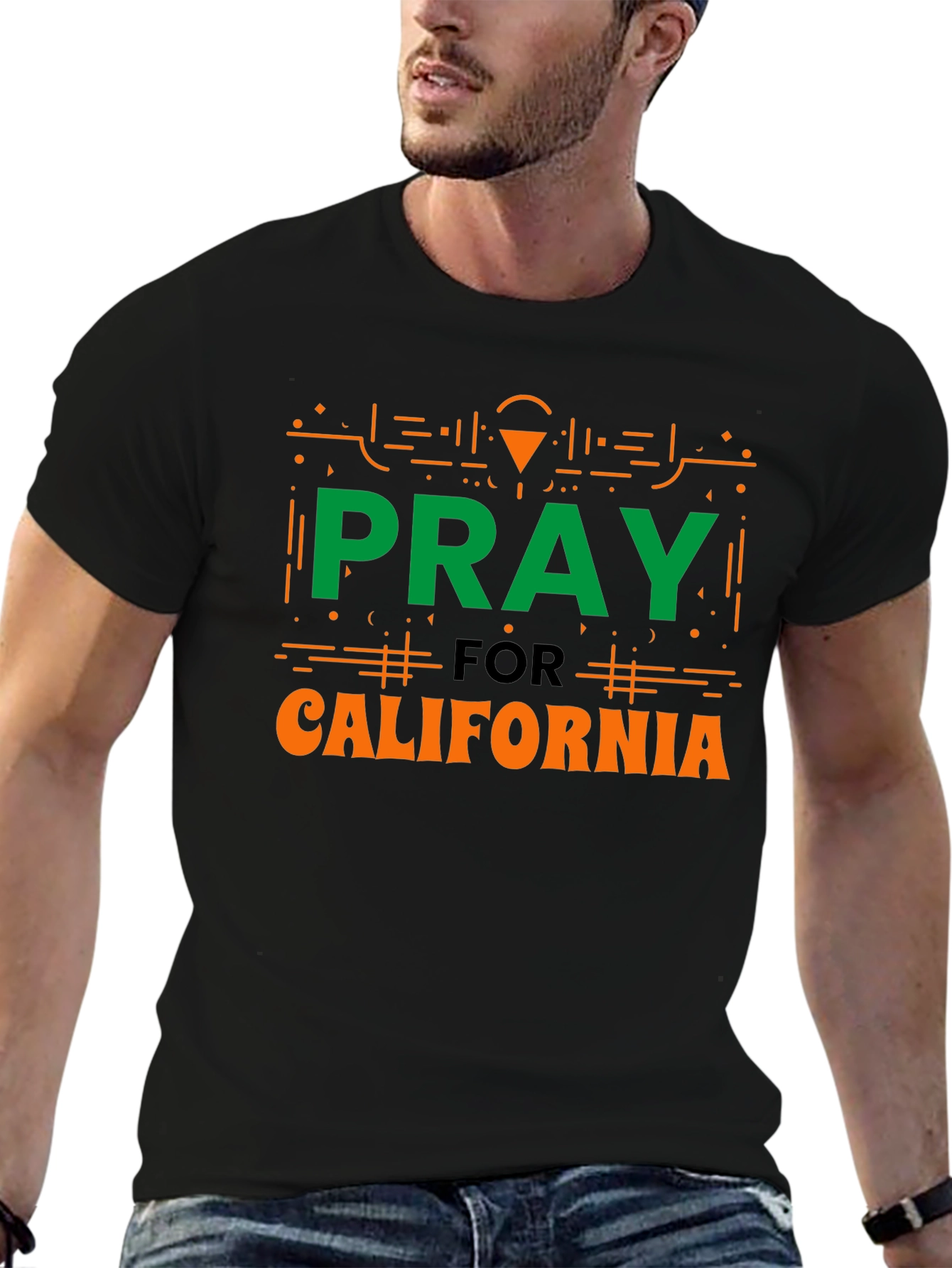 Pray for California Graphic Tee