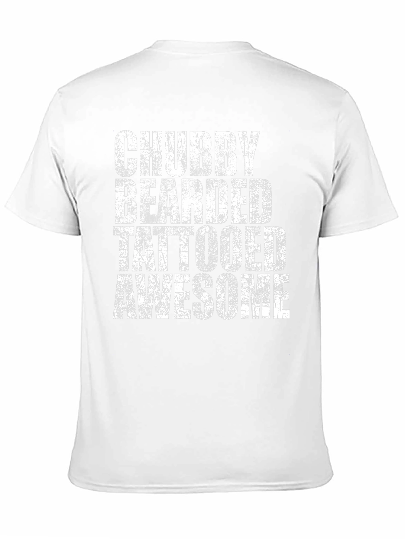 Chubby Bearded Tattooed Awesome Graphic Tee