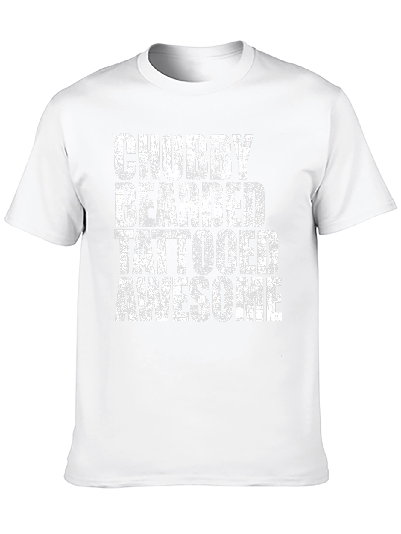 Chubby Bearded Tattooed Awesome Graphic Tee