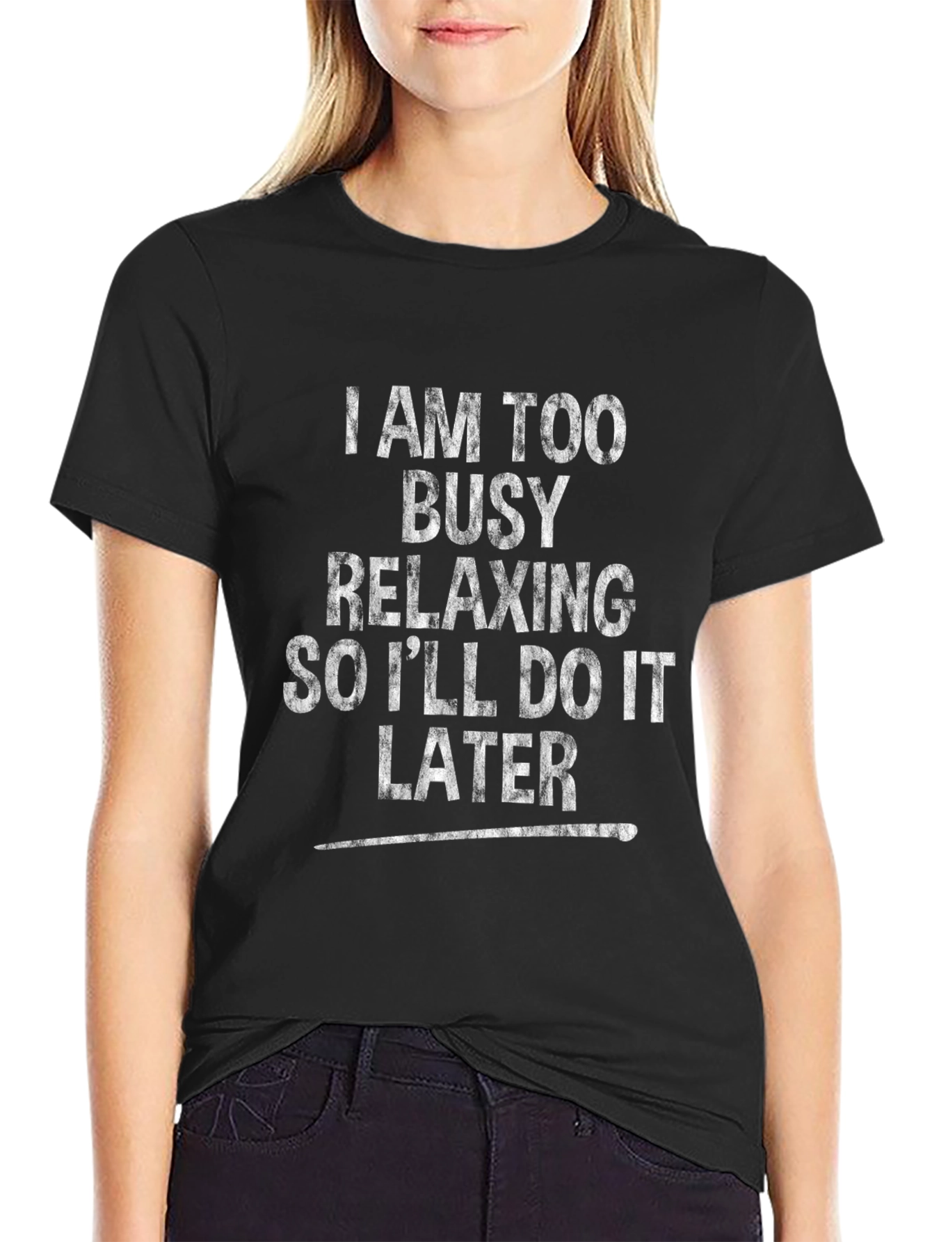 Funny Relaxing T-Shirt: Too Busy Relaxing
