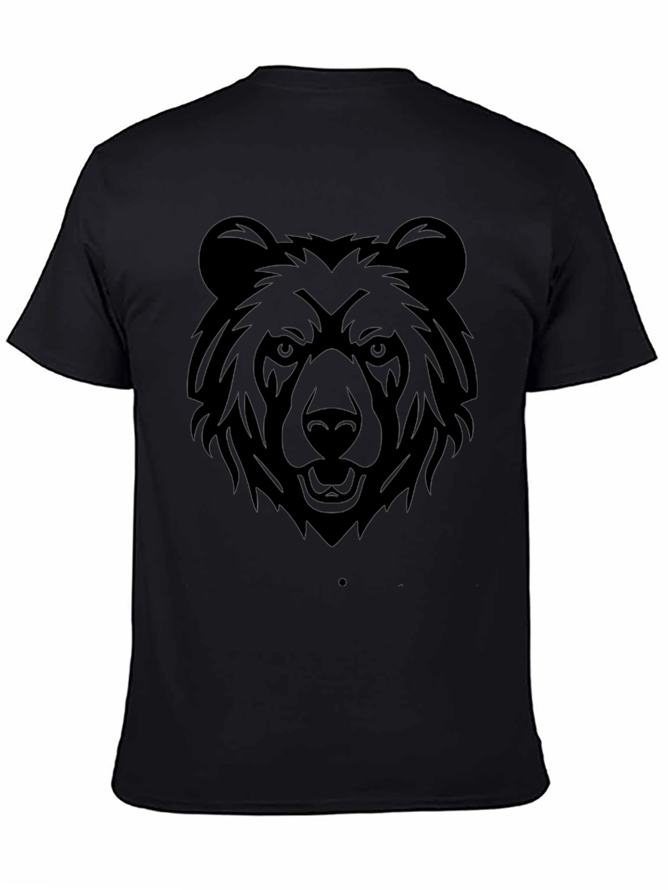Black Bear Graphic T-Shirt - Mens Casual Tee