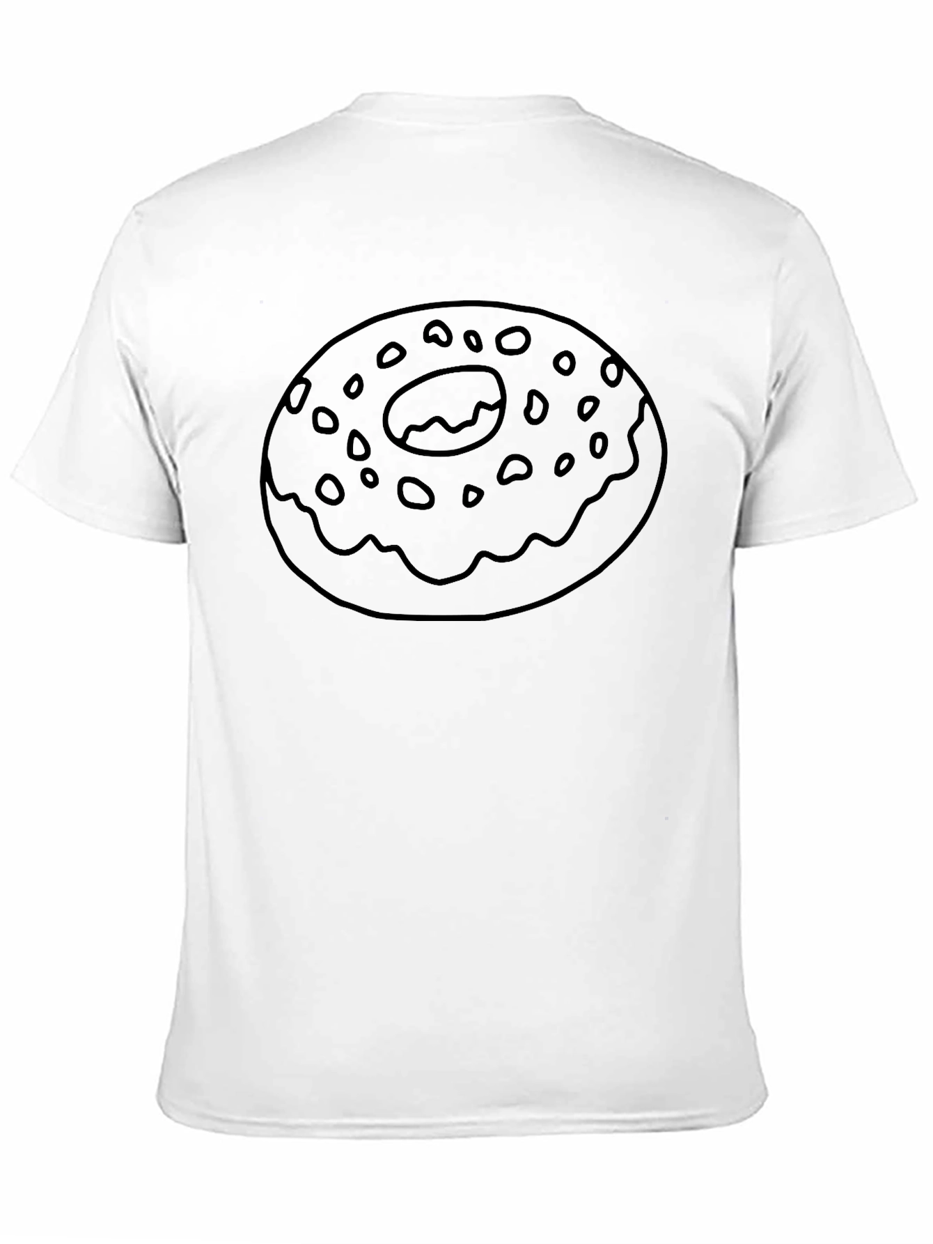 Donut Graphic Black T-Shirt