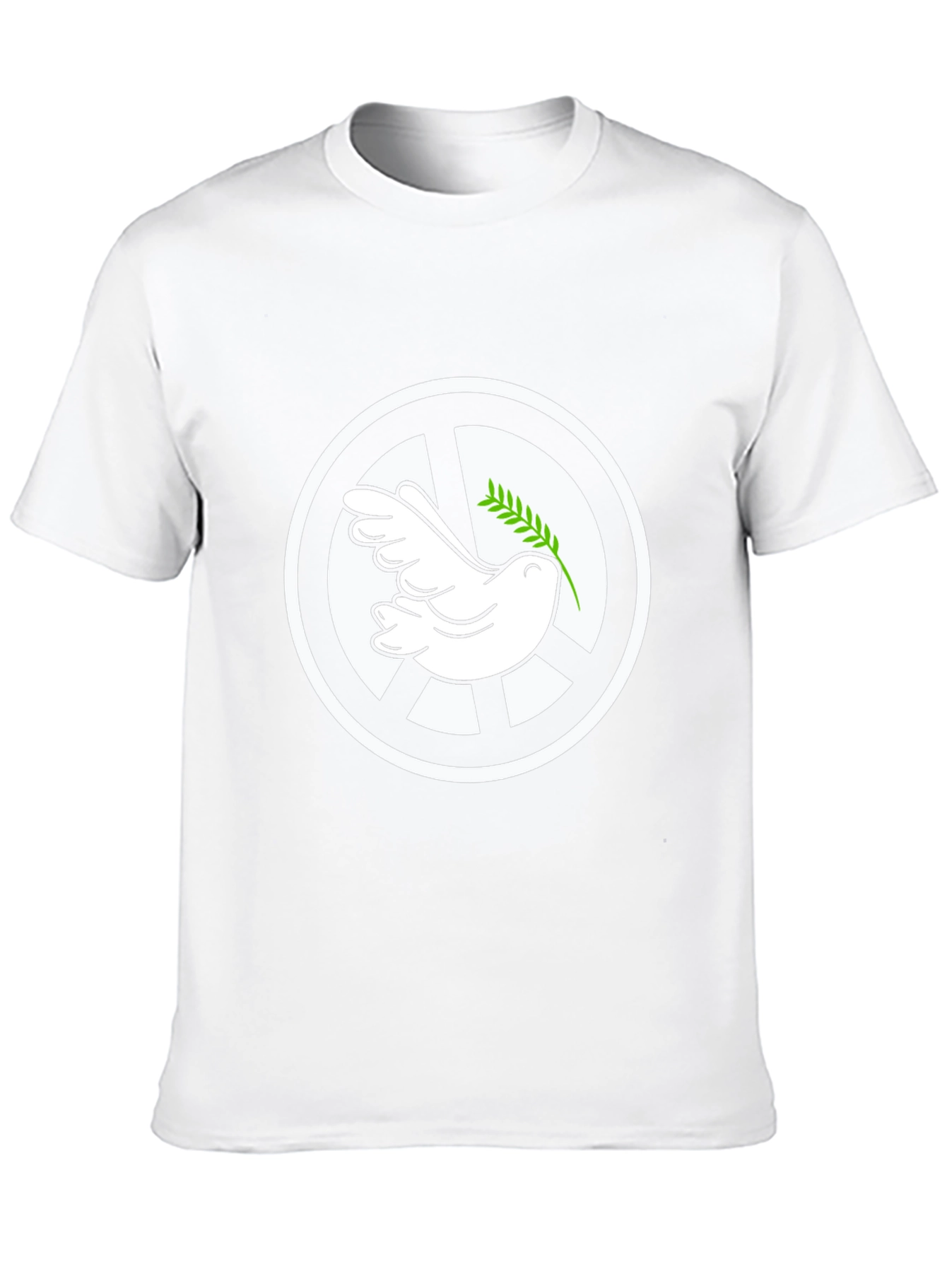 Peace Dove Graphic Black T-Shirt