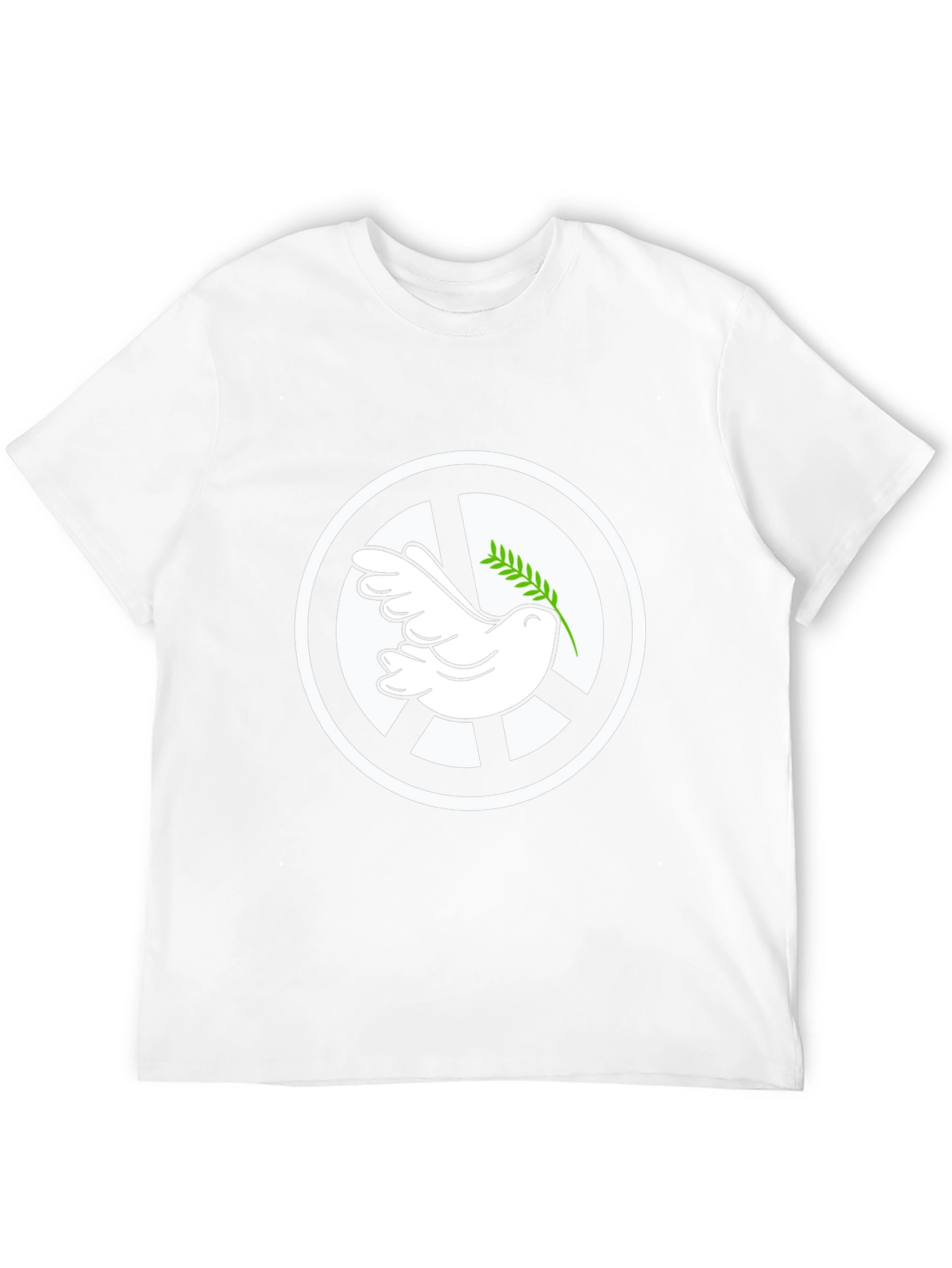 Peace Dove Graphic Black T-Shirt