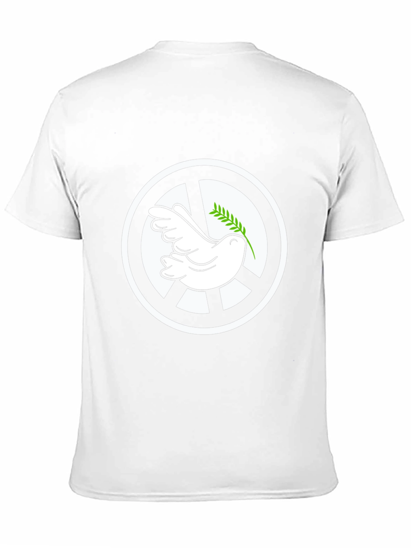 Peace Dove Graphic Black T-Shirt