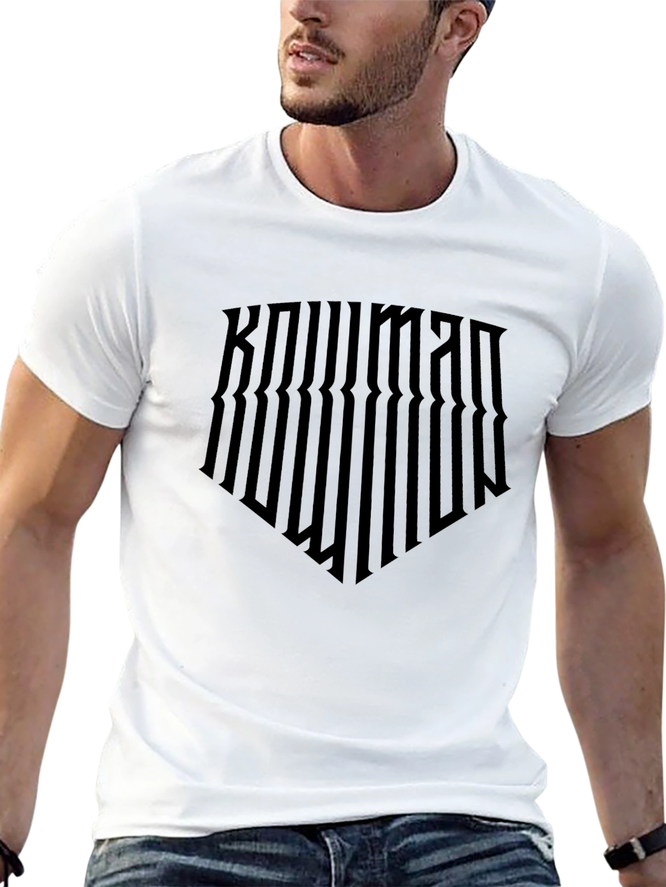 Bowman Graphic Print Black T-Shirt
