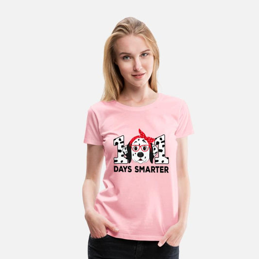 101 Days Smarter 101St Day School Dalmatian Dog Te
