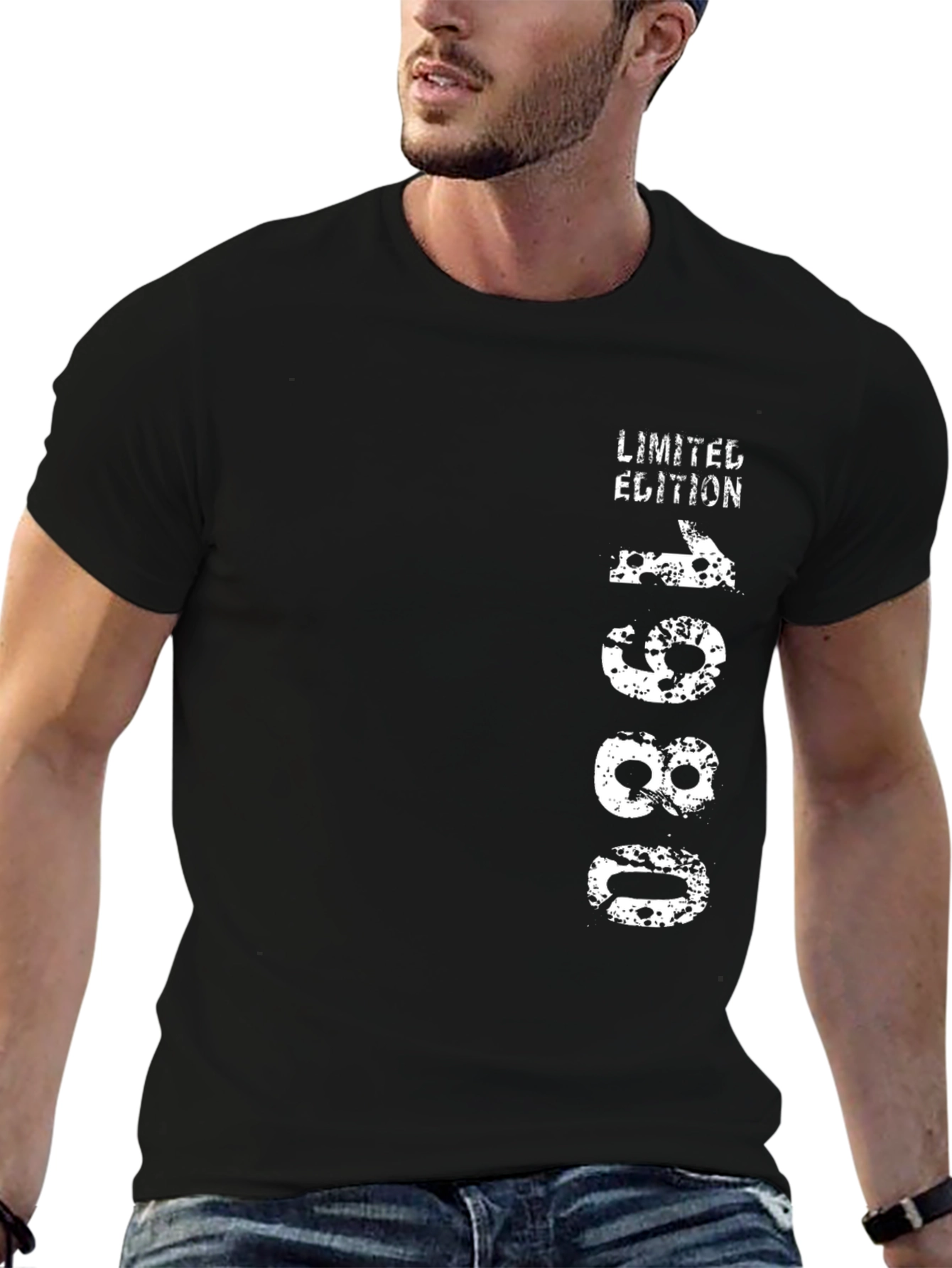 Limited Edition 1980 Black Graphic Tee