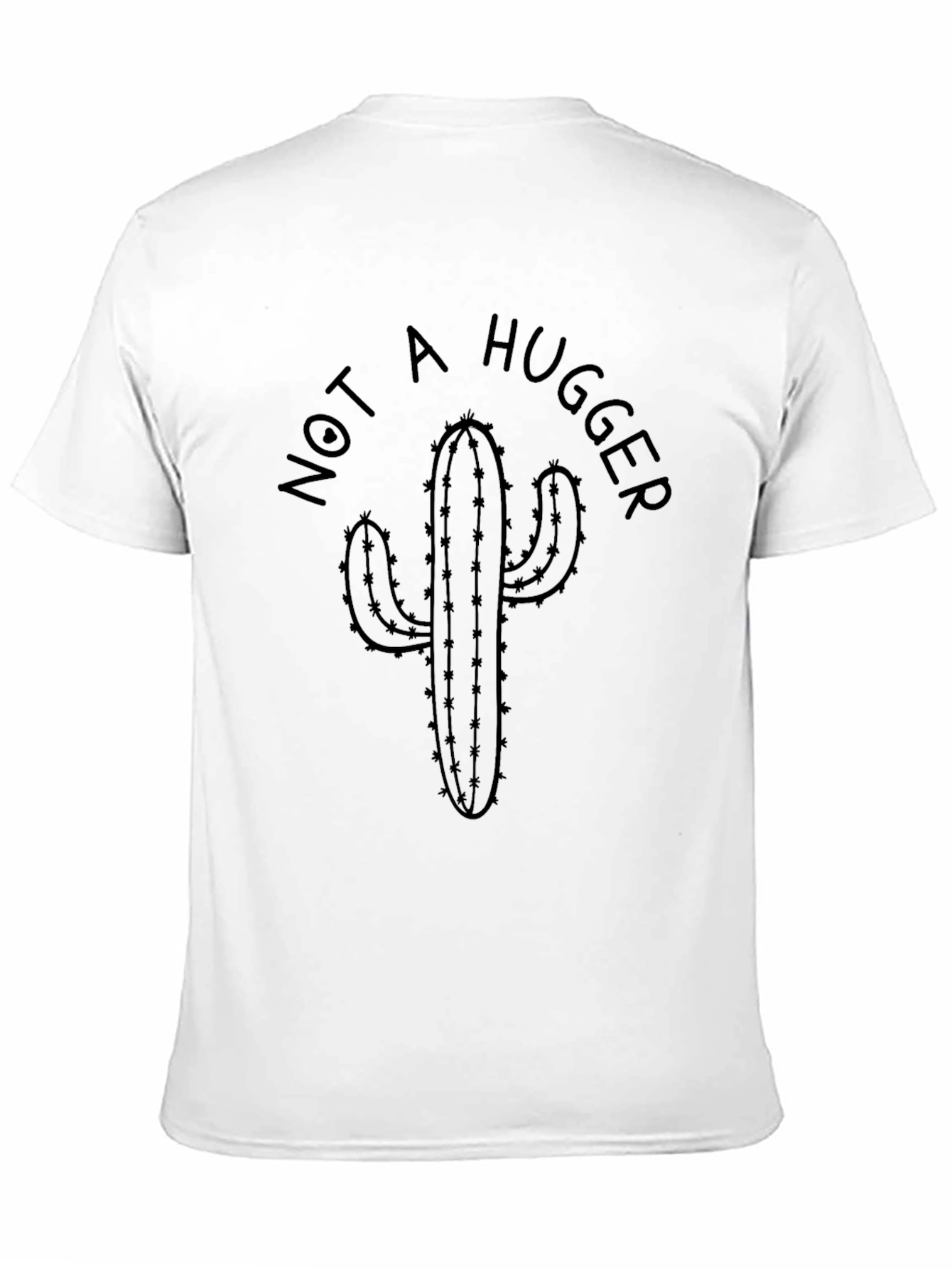 Not A Hugger Cactus Graphic Tee