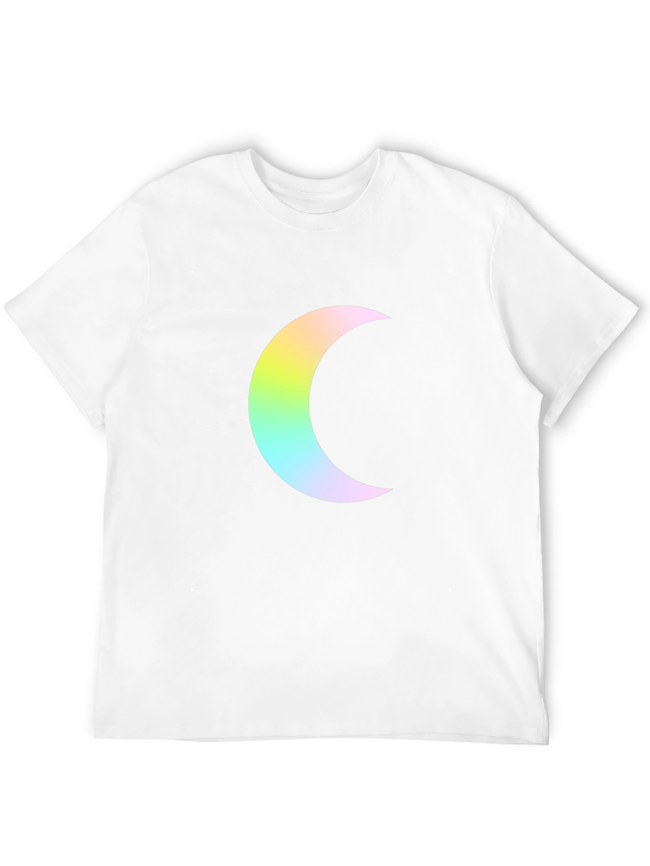 Crescent Moon Graphic Black T-Shirt - Trendy Casual Wear
