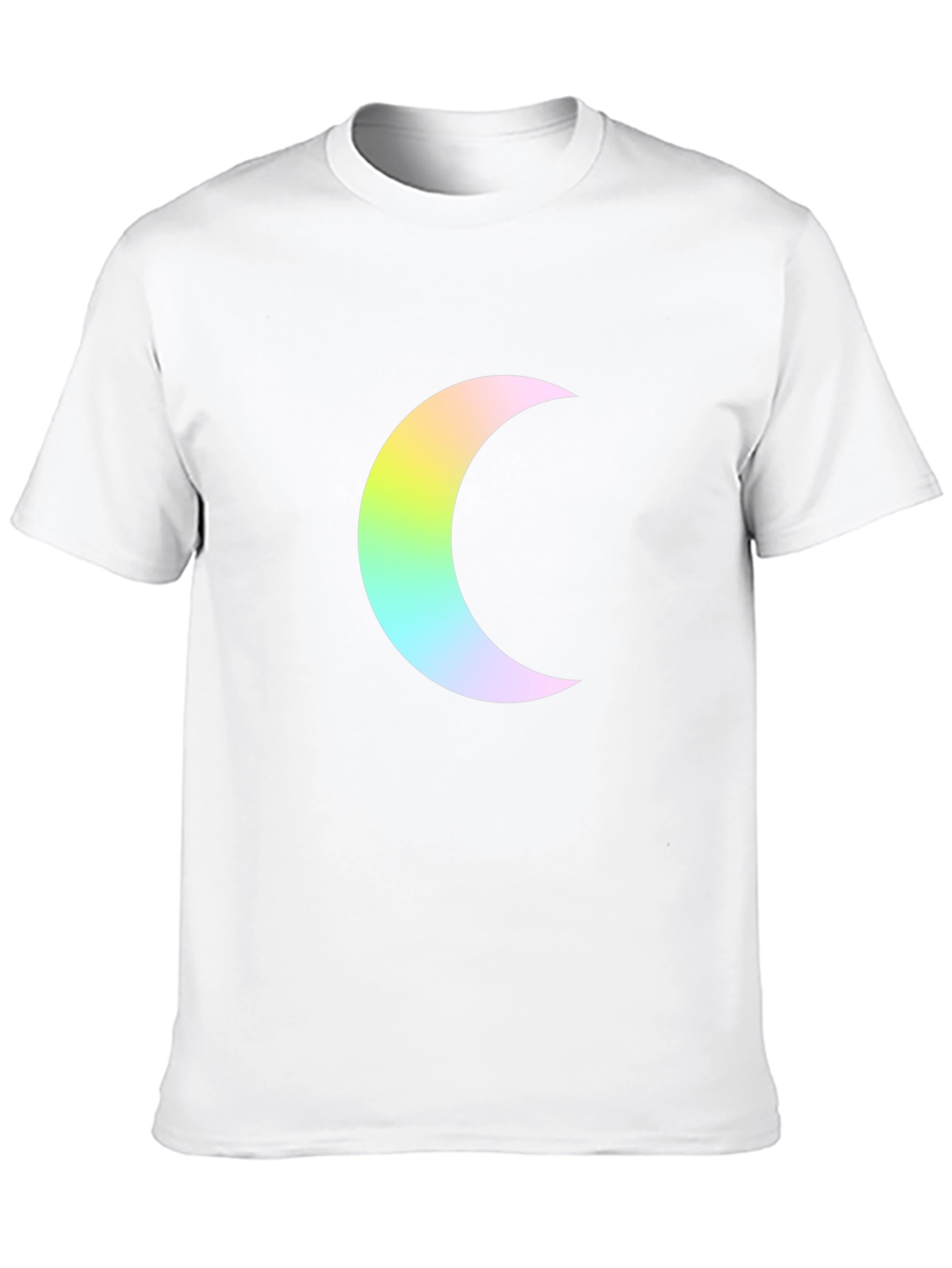 Crescent Moon Graphic Black T-Shirt - Trendy Casual Wear