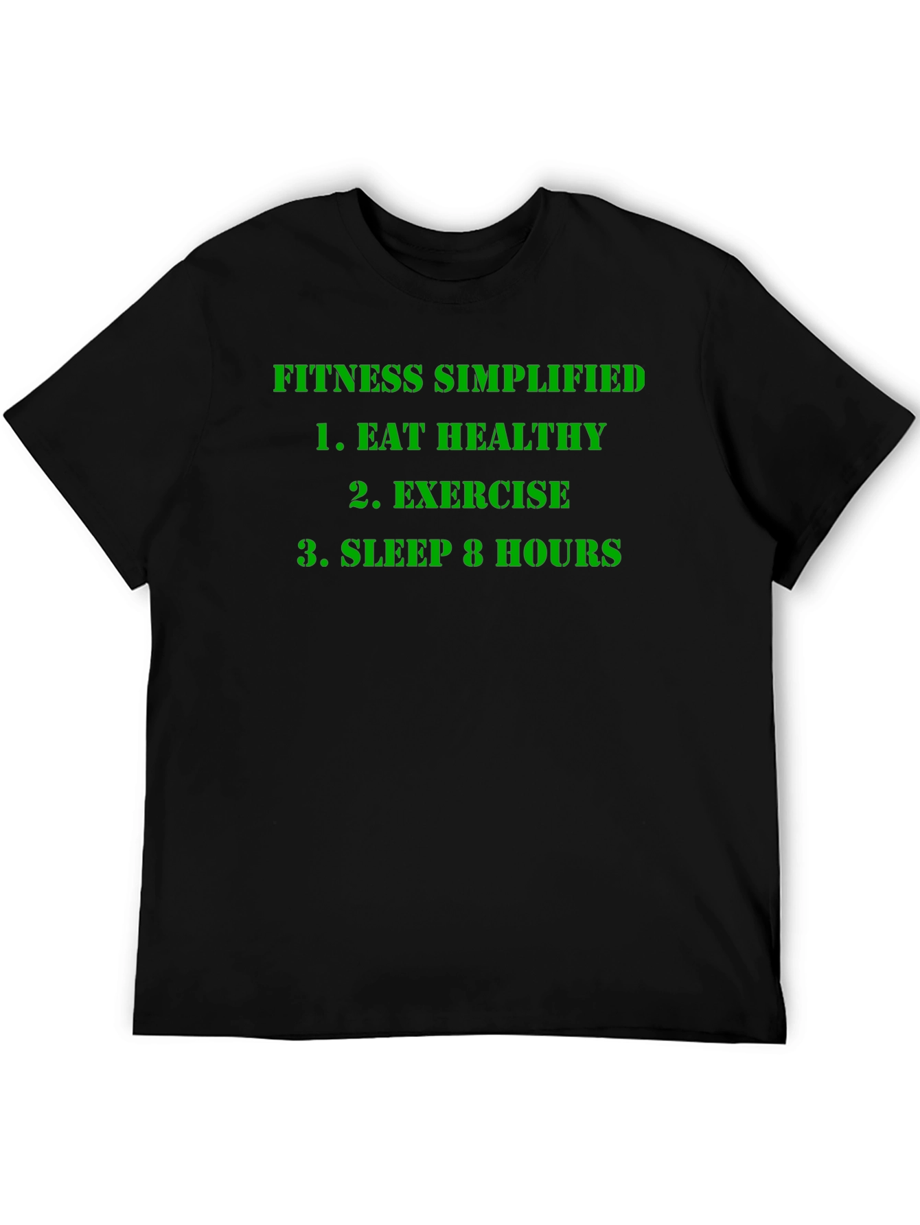 Fitness Simplified Black T-Shirt