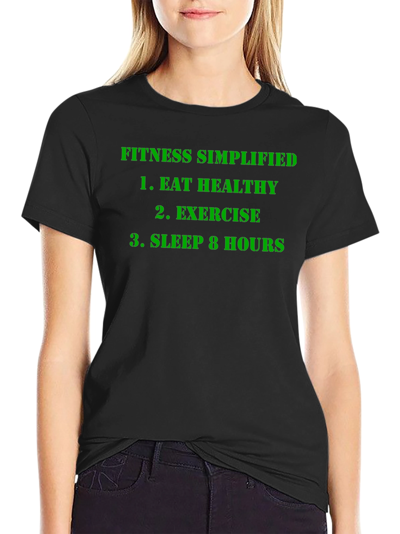 Fitness Simplified Black T-Shirt