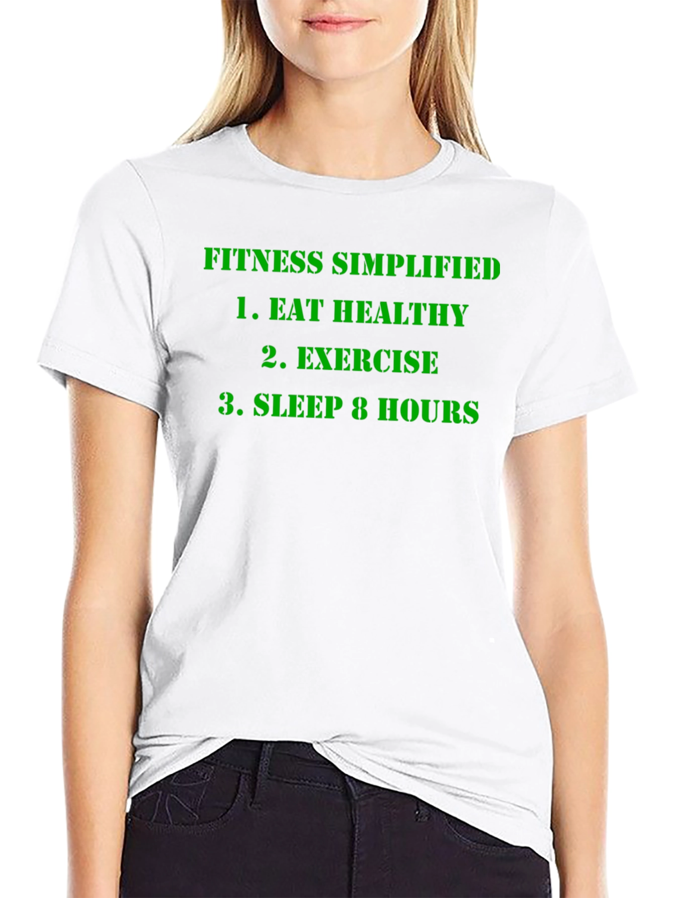 Fitness Simplified Black T-Shirt
