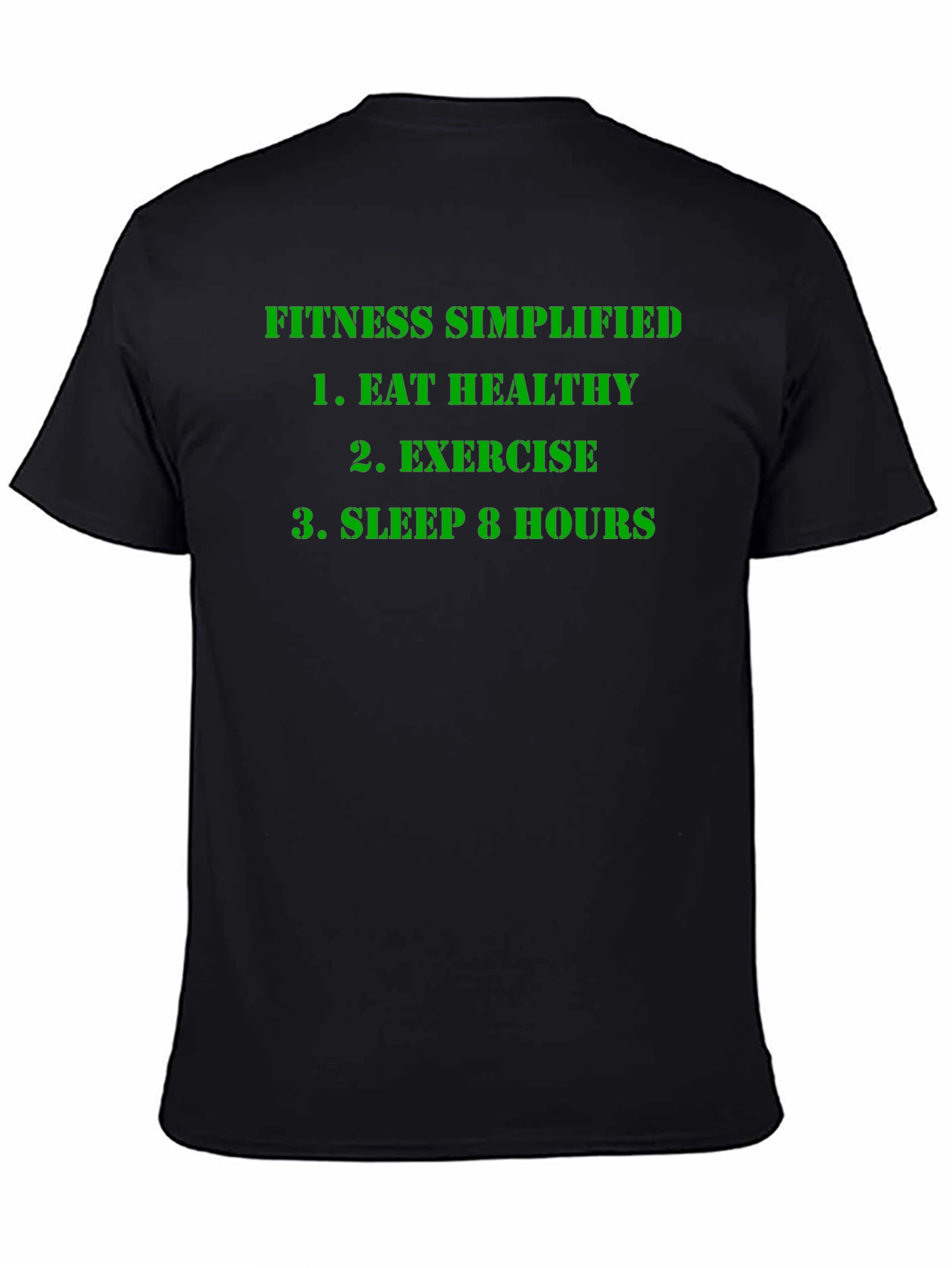 Fitness Simplified Black T-Shirt
