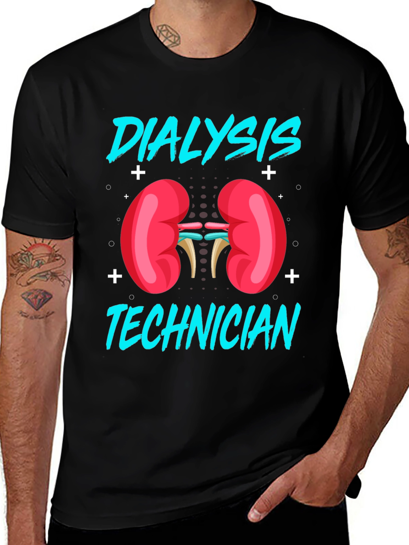 Dialysis Technician T-Shirt - Kidney Graphic Tee