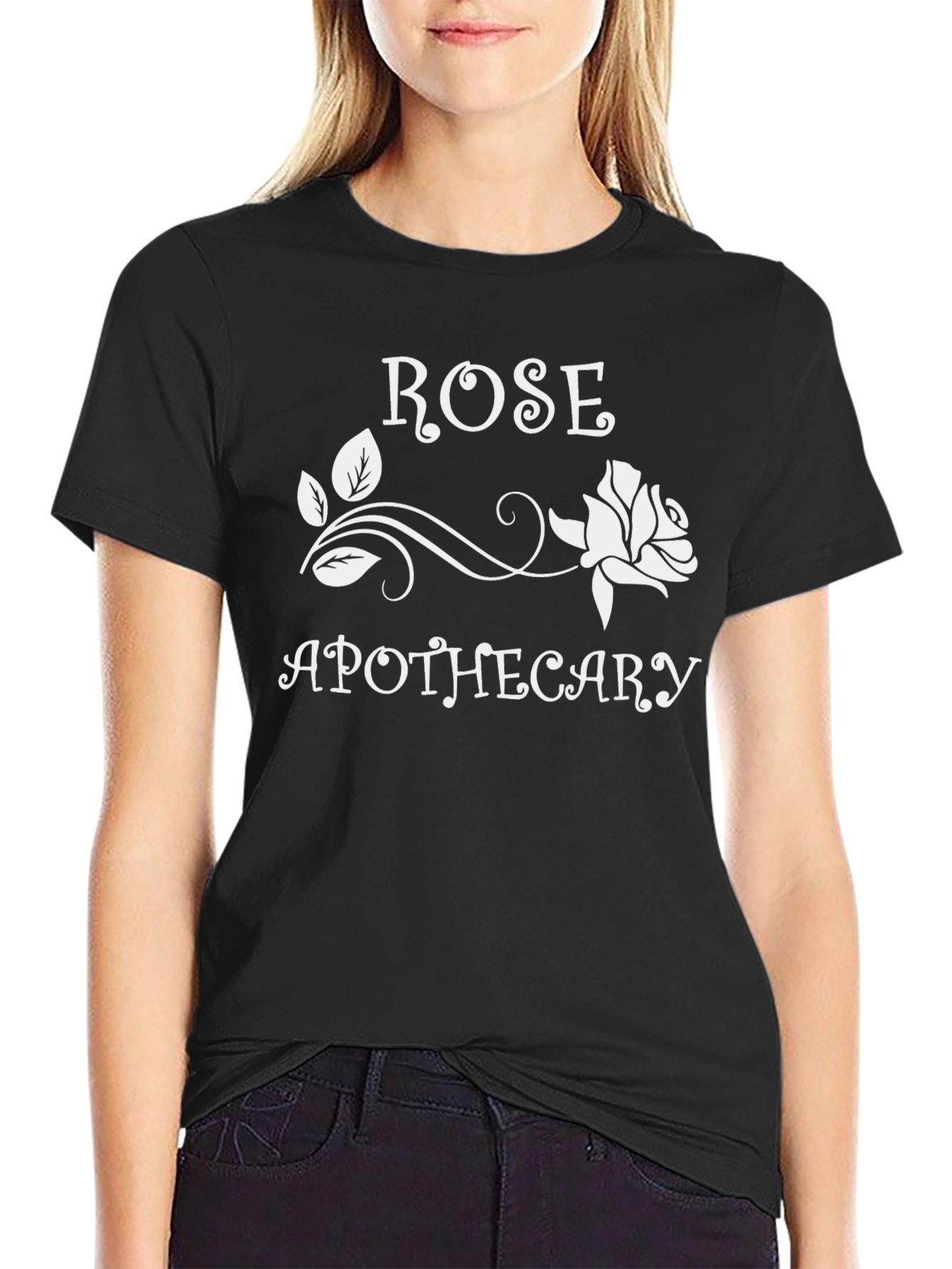 Rose Apothecary Black Graphic T-Shirt