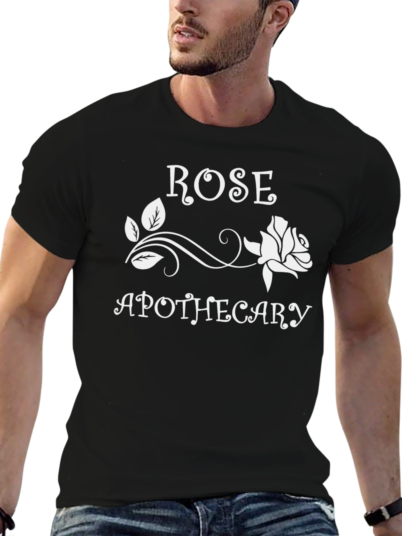 Rose Apothecary Black Graphic T-Shirt