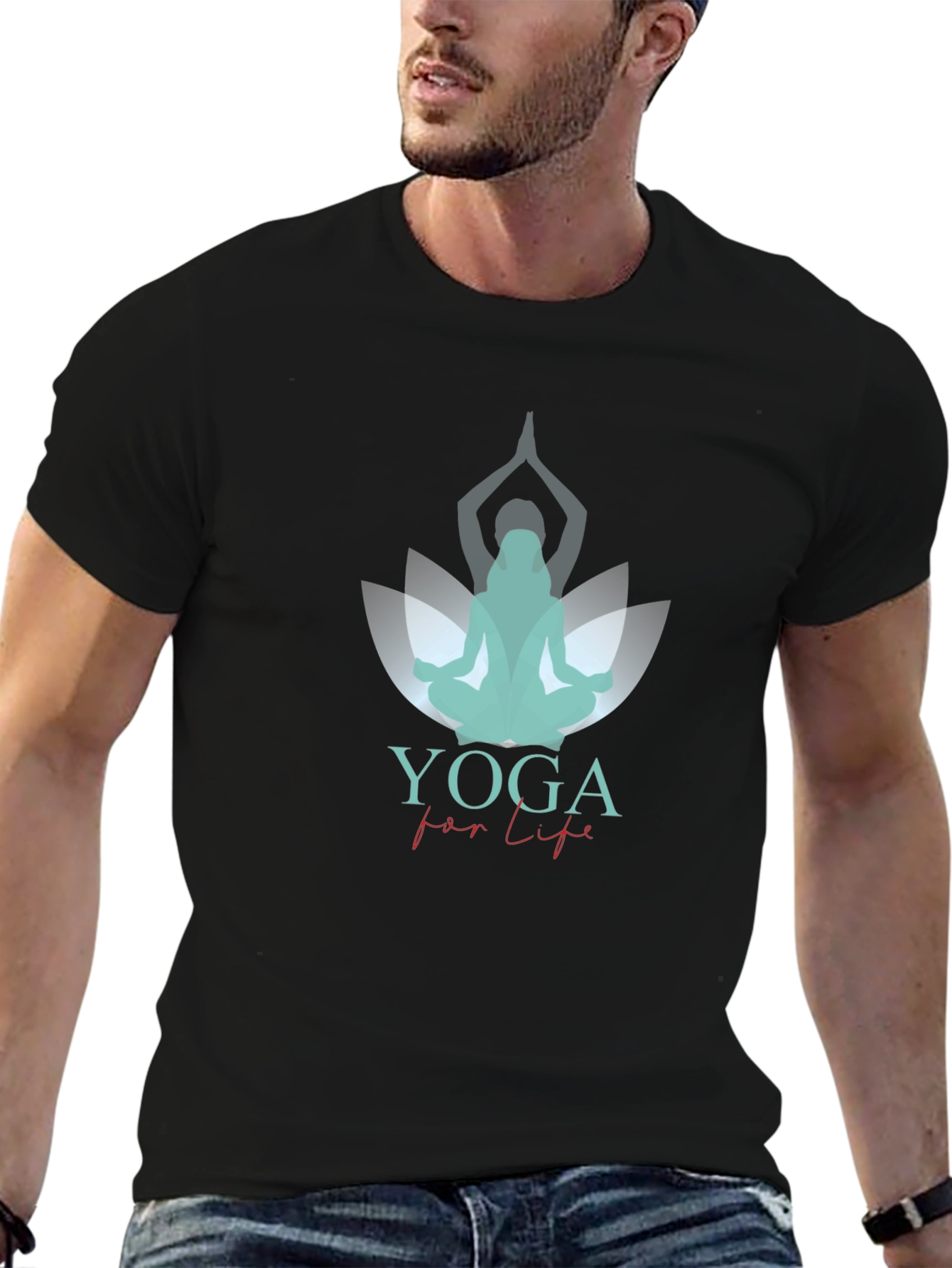 Yoga Life T-Shirt - Meditative Design