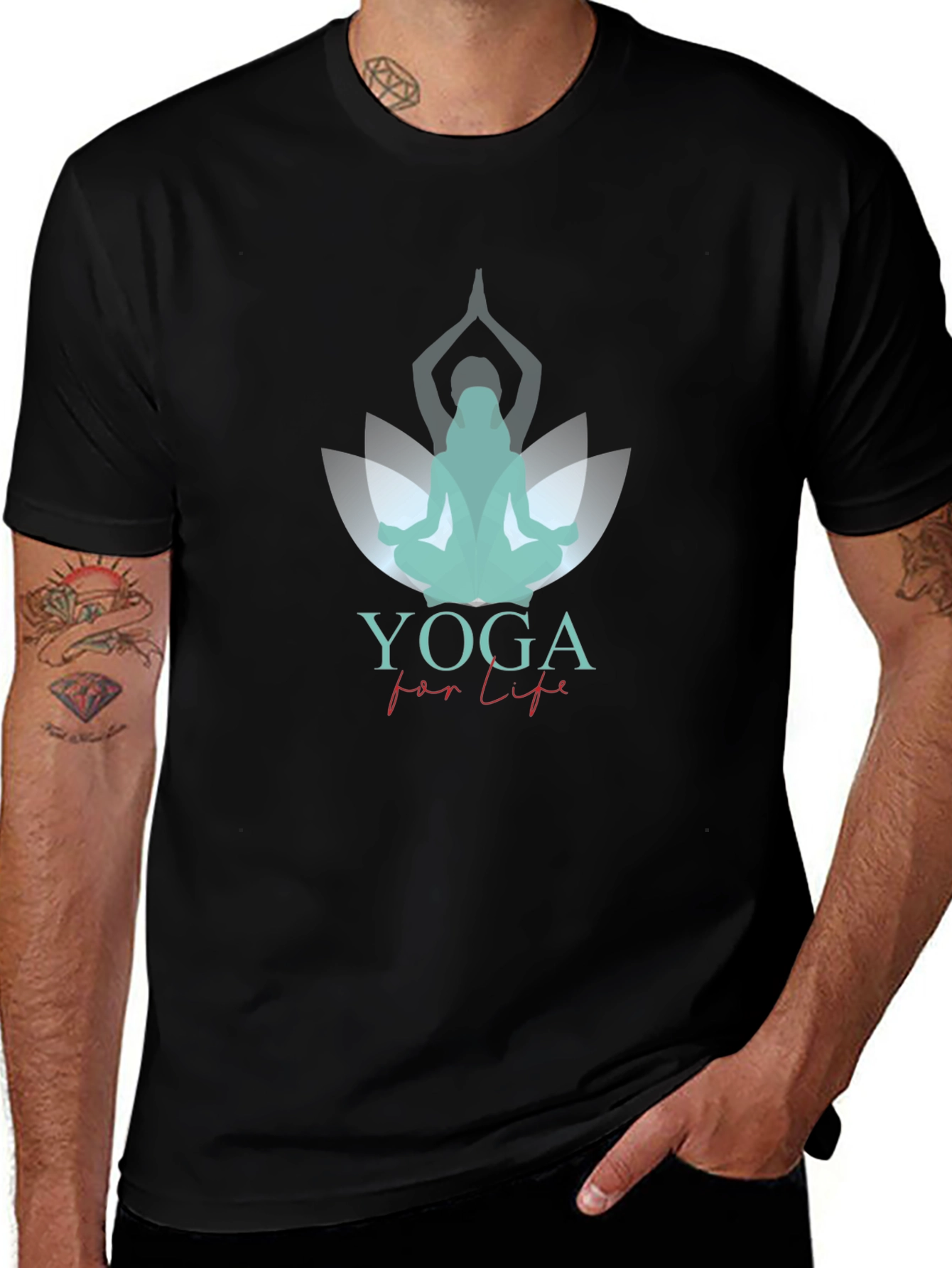 Yoga Life T-Shirt - Meditative Design