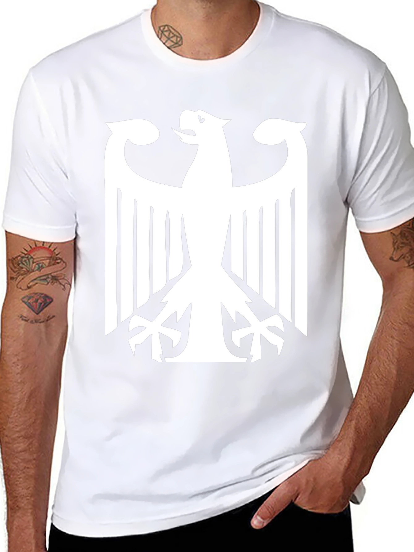 Eagle Crest Tee - Bold Black Shirt