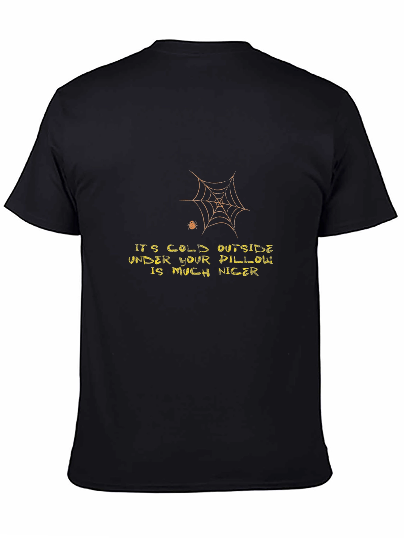 Cozy Vibes Black Tee: Under Pillow Nicer Graphic