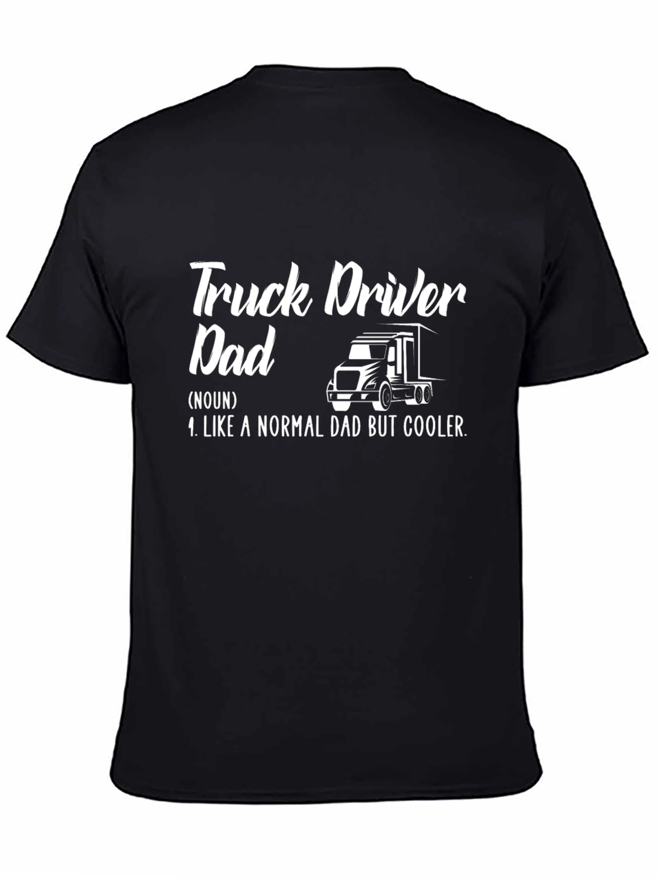 Truck Driver Dad Graphic T-Shirt