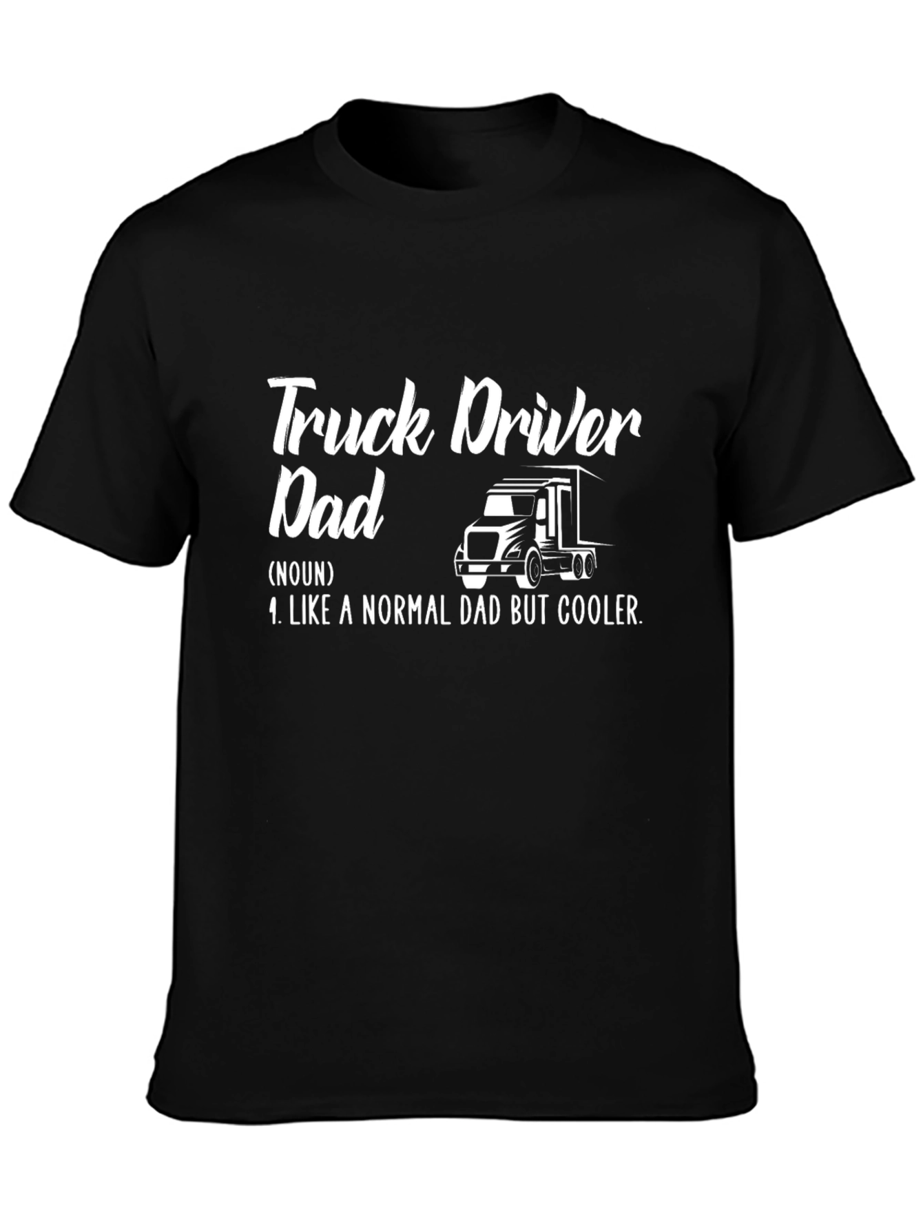 Truck Driver Dad Graphic T-Shirt