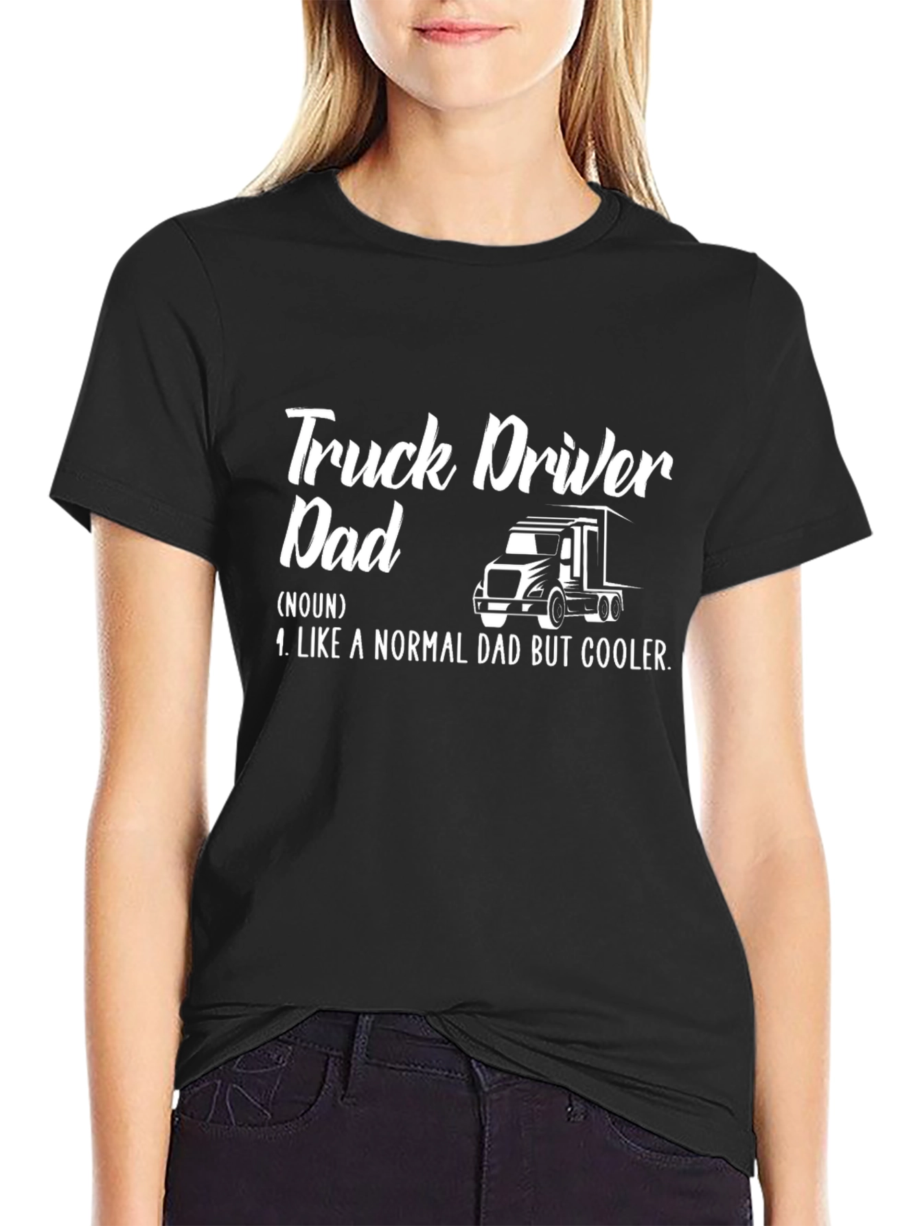 Truck Driver Dad Graphic T-Shirt