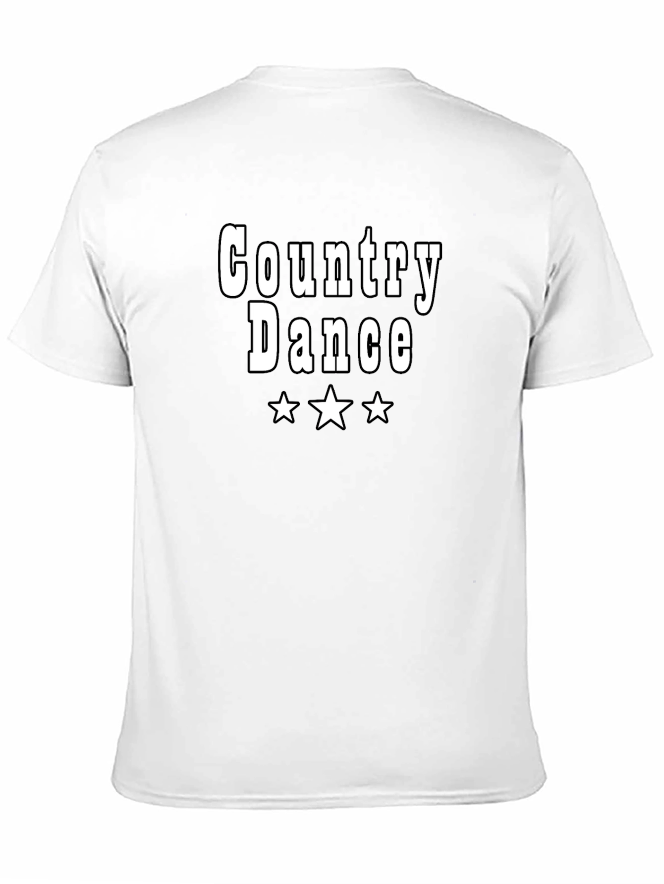 Country Dance Graphic T-Shirt - Black