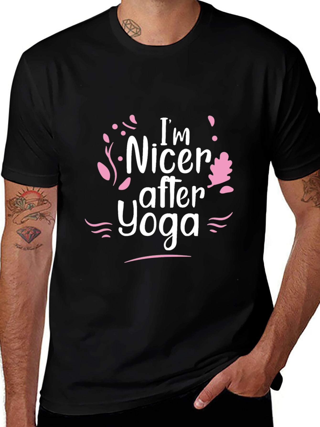 Im Nicer After Yoga Black T-Shirt