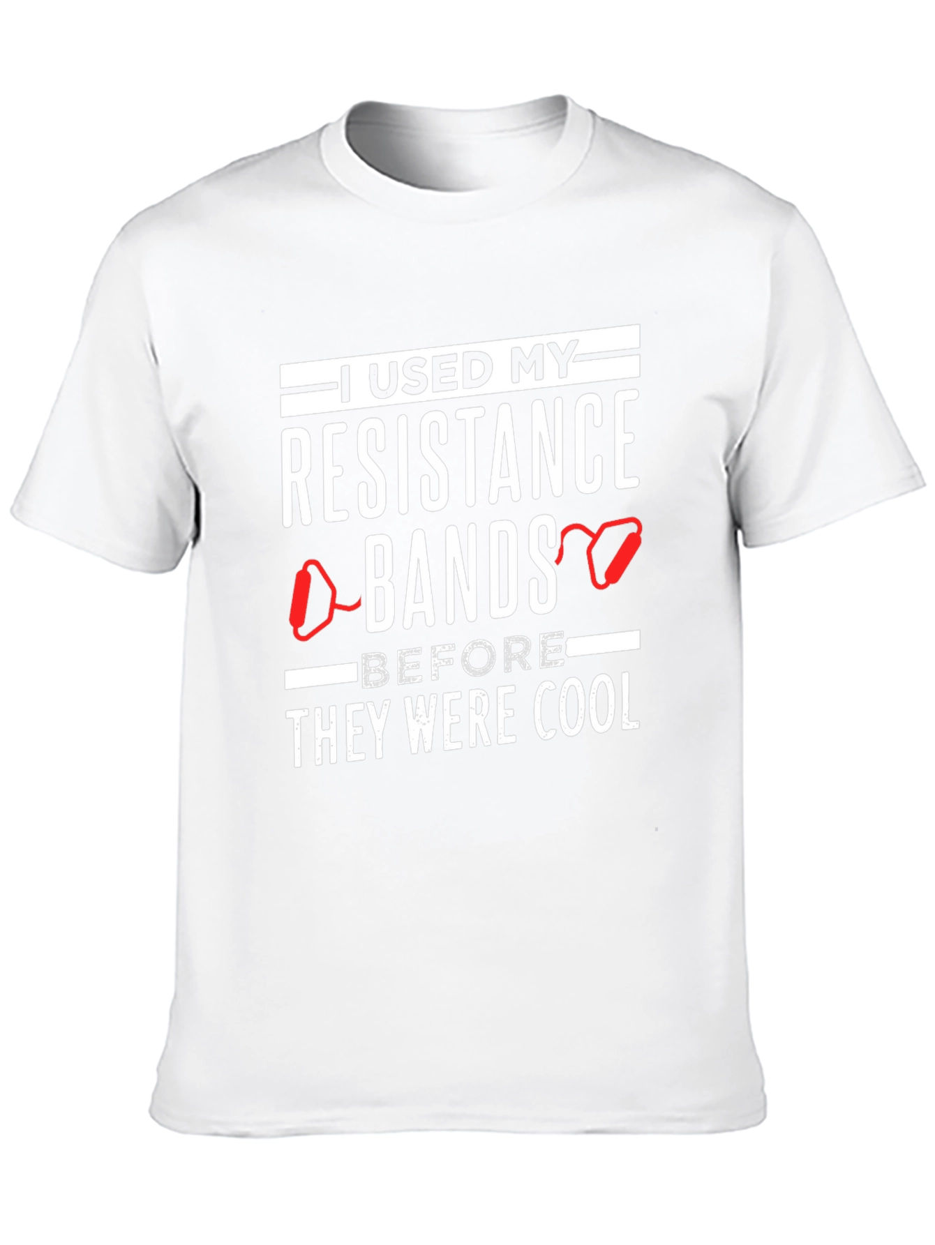 Resistance Bands Funny Workout T-Shirt