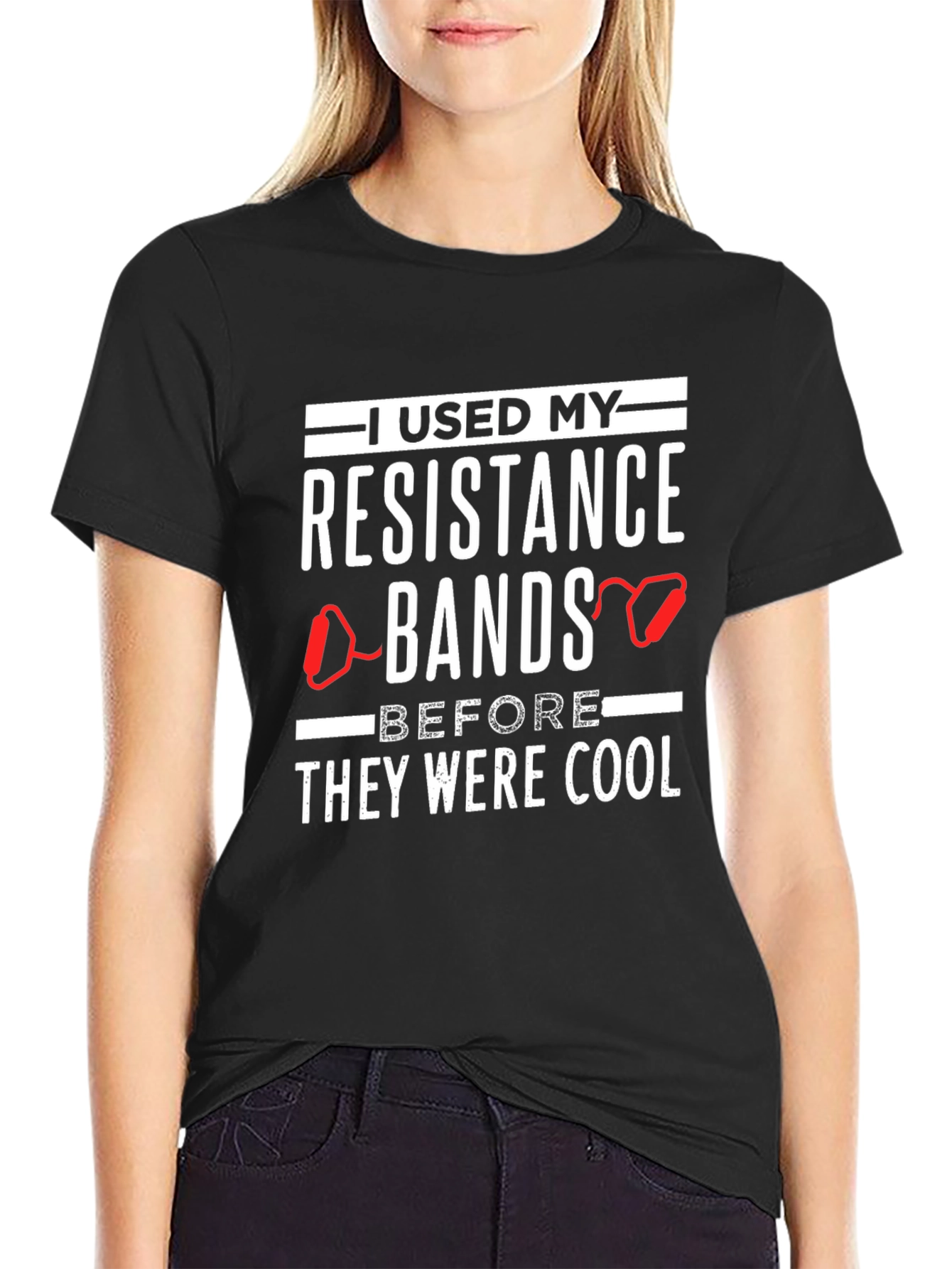 Resistance Bands Funny Workout T-Shirt